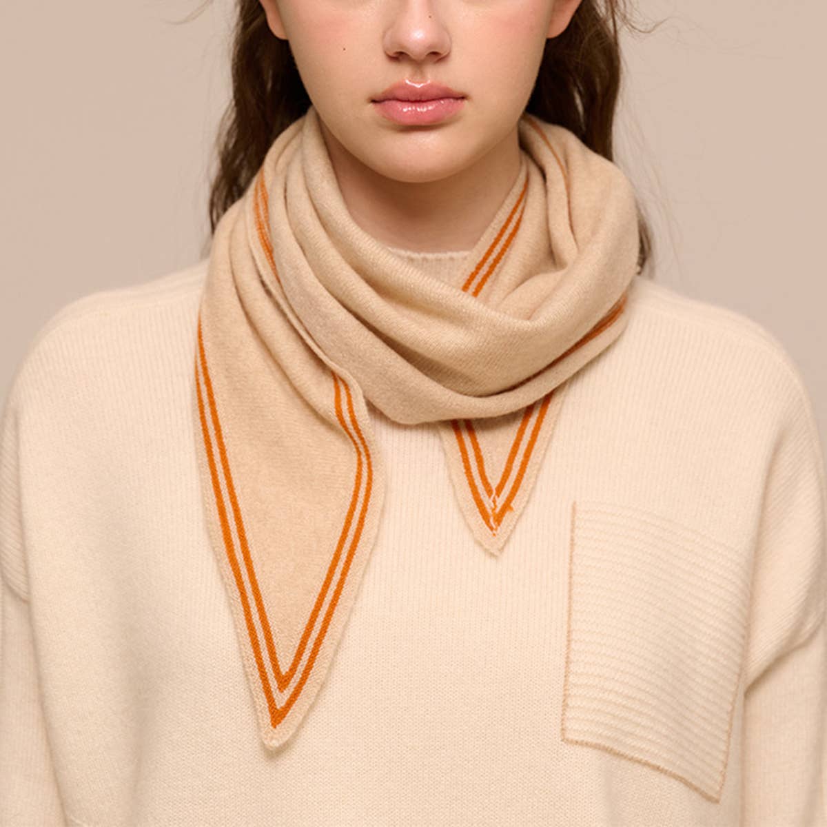 Cashmere Knit Scarf