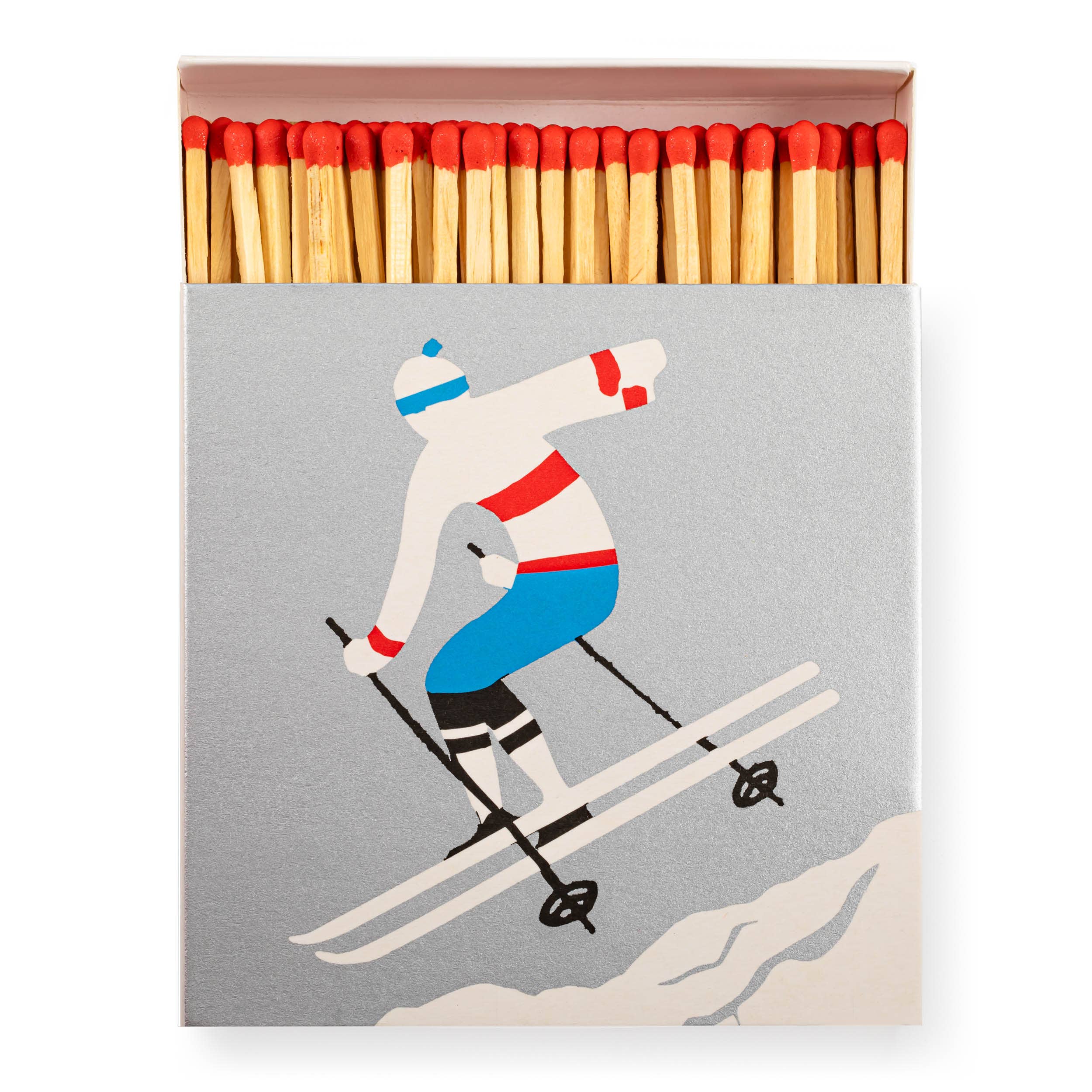 The Skier | Square - Christmas Safety Matches