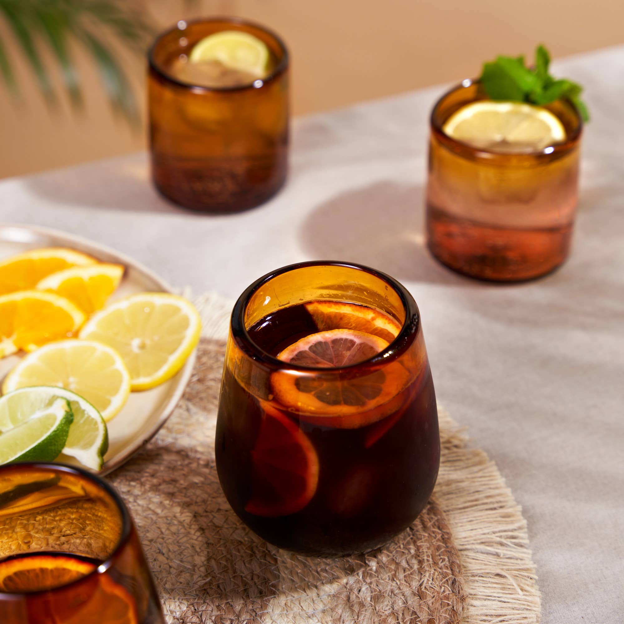 Segunda Vida El Ocaso Hand Blown Tumbler