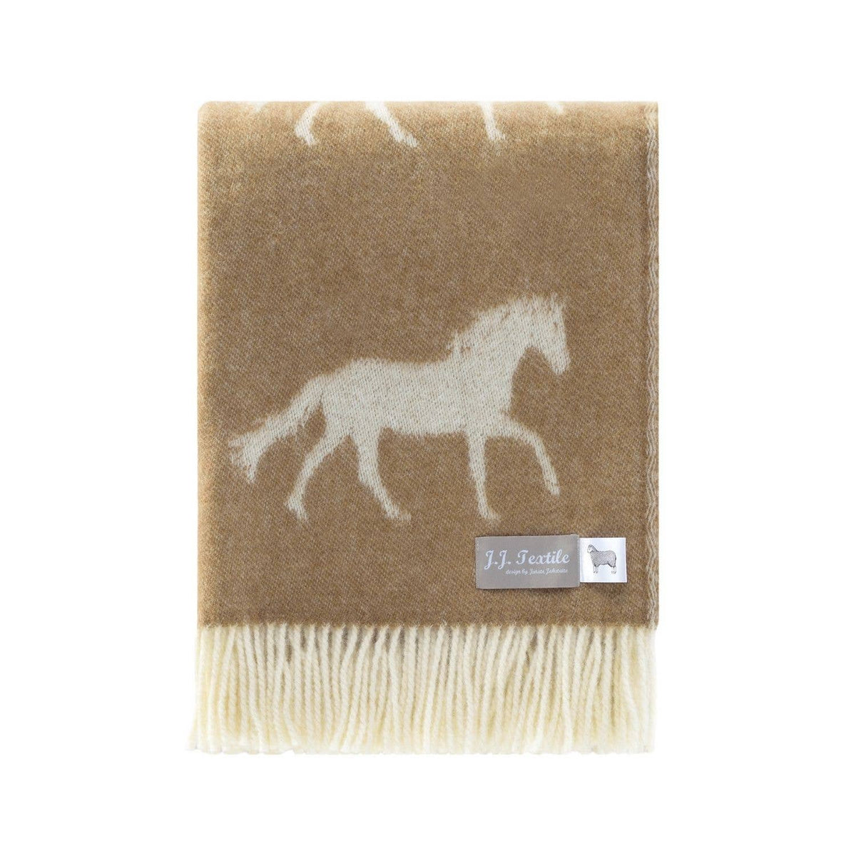 Horse Wool Throw 51"x75"