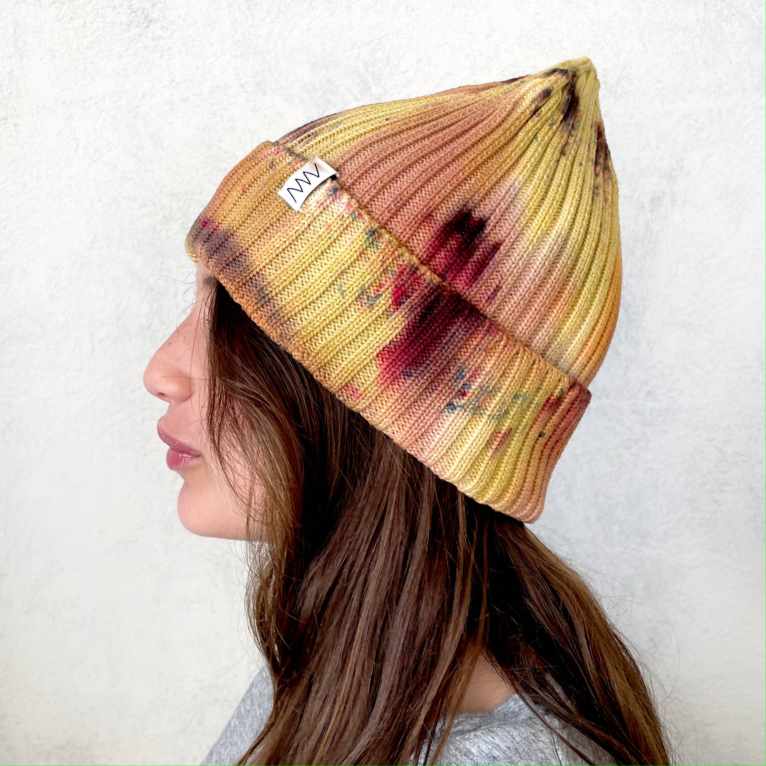 Hand-Dyed Beanie Hat by Merle Works