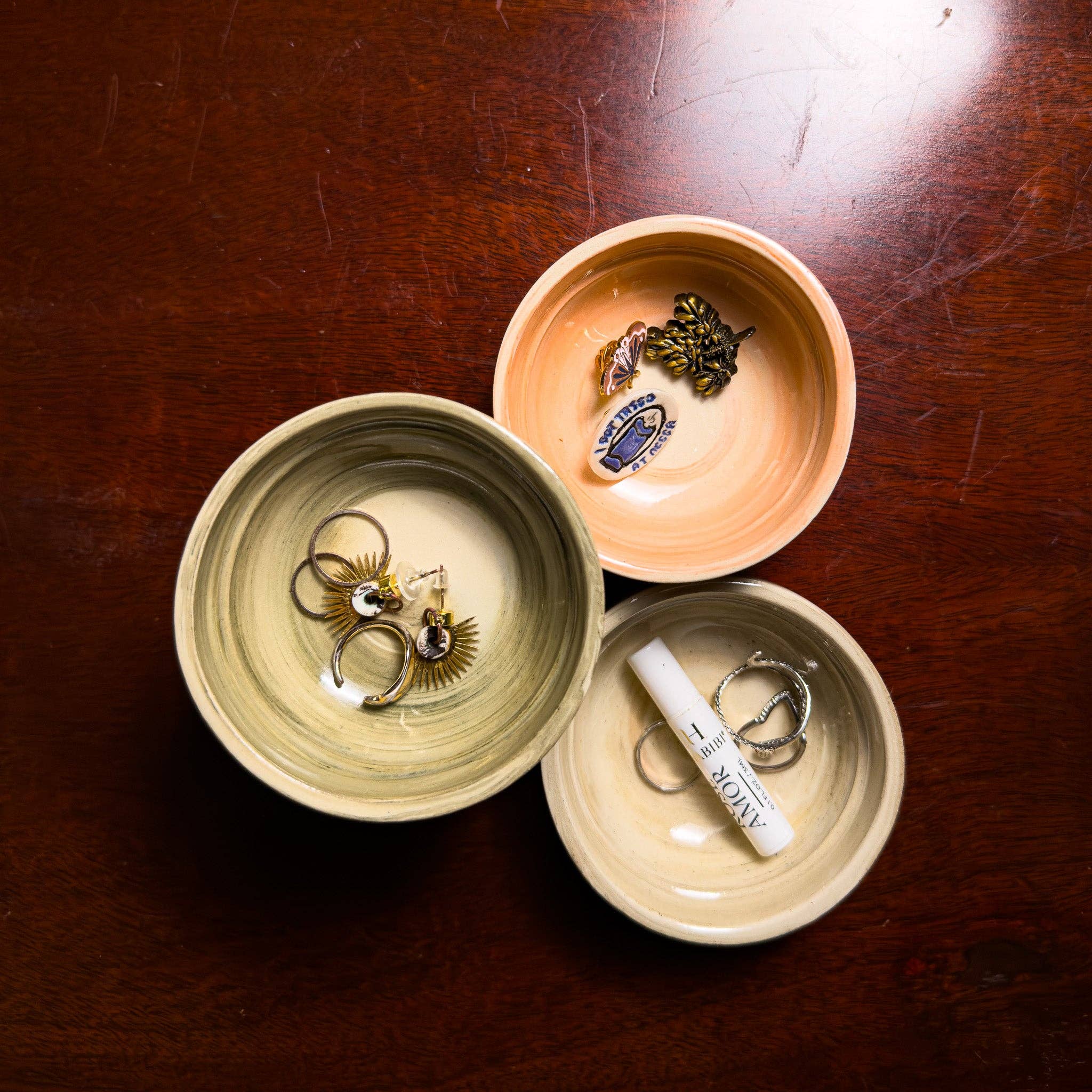 Marbled Trinket Dish by DEEP BLACK