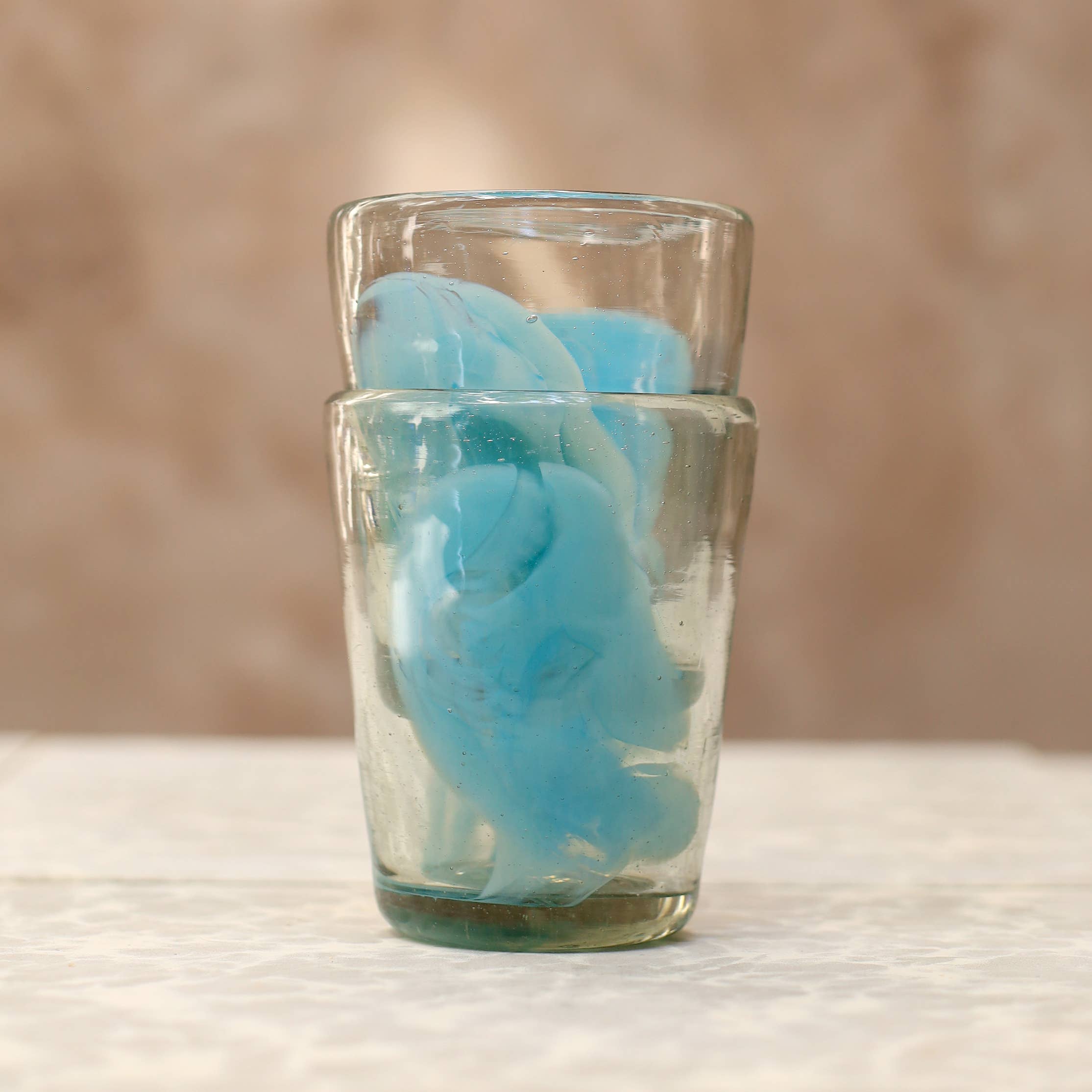 Hand Blown Glass Tumbler