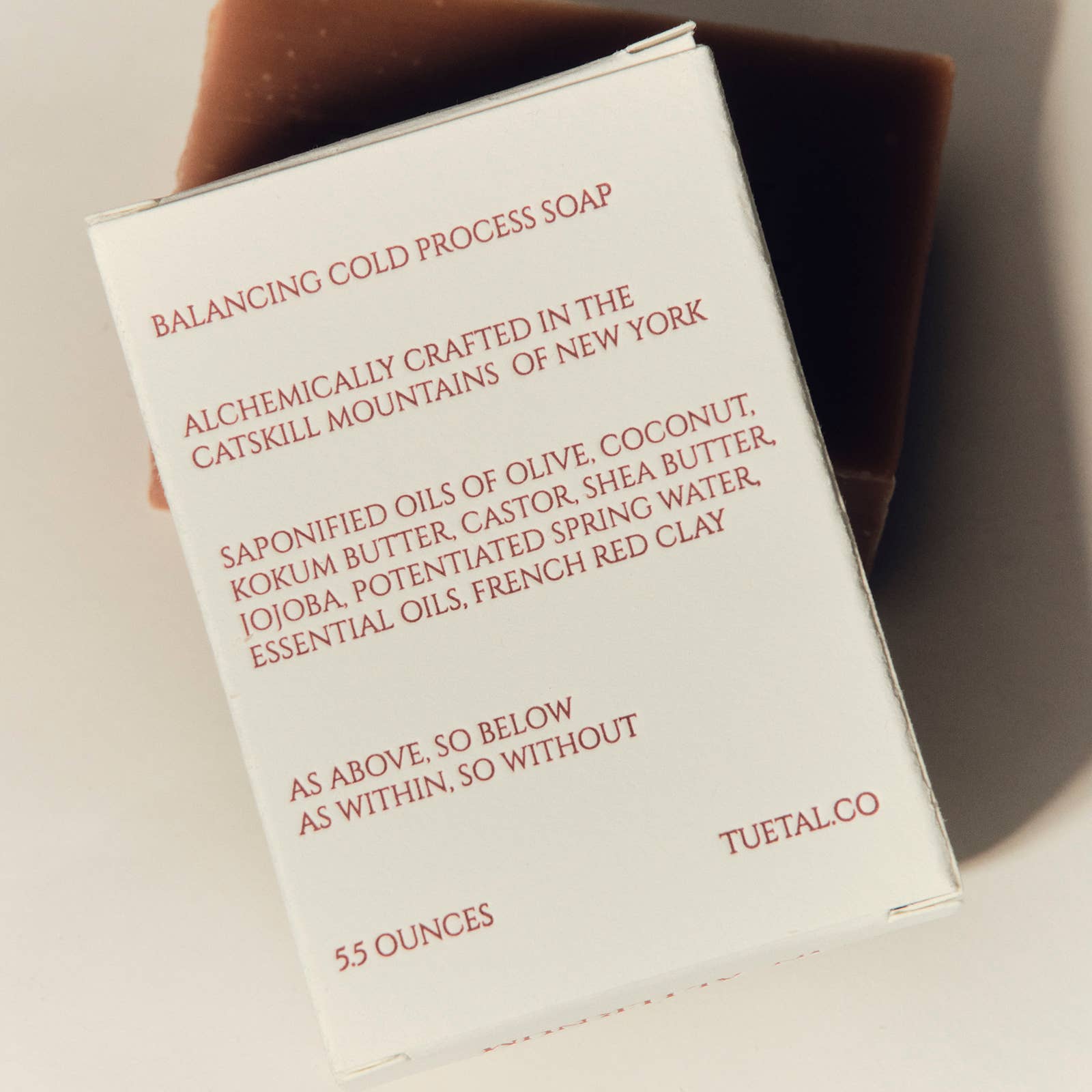 Solstice Balancing Red Clay Soap by TU-ET-AL