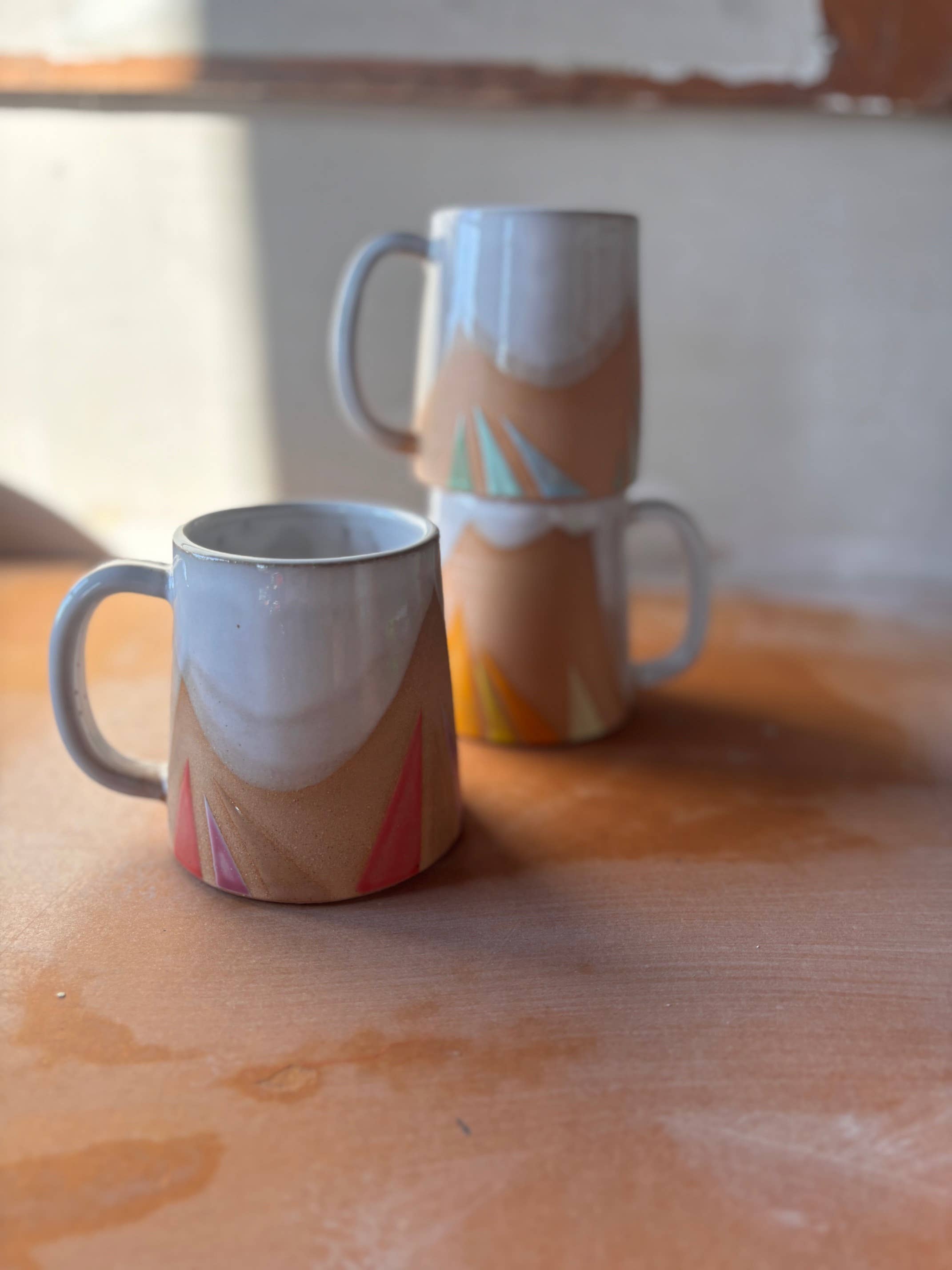 Triangles Geometric Mug