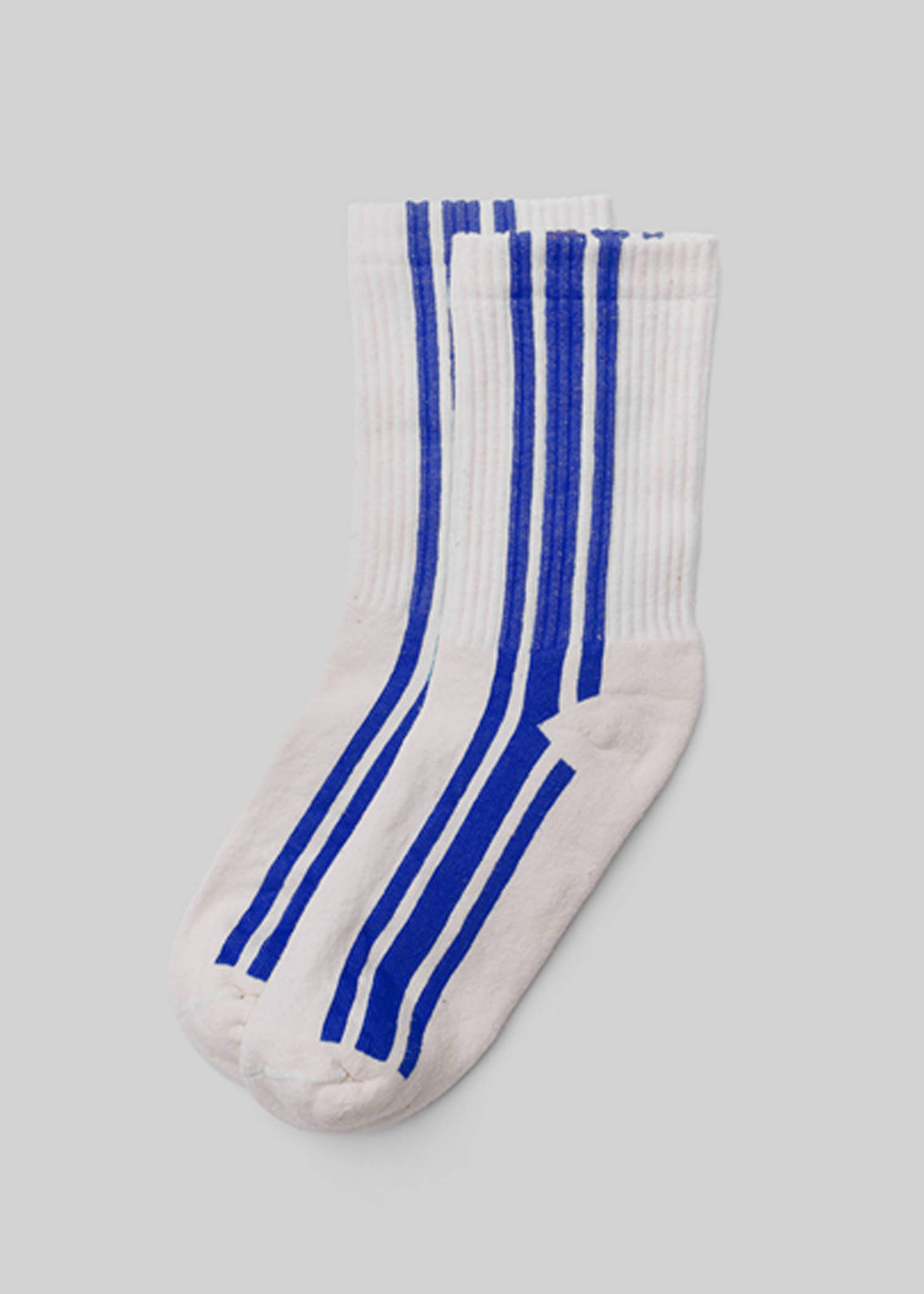 Vertical Stripe Cotton/Hemp Crew