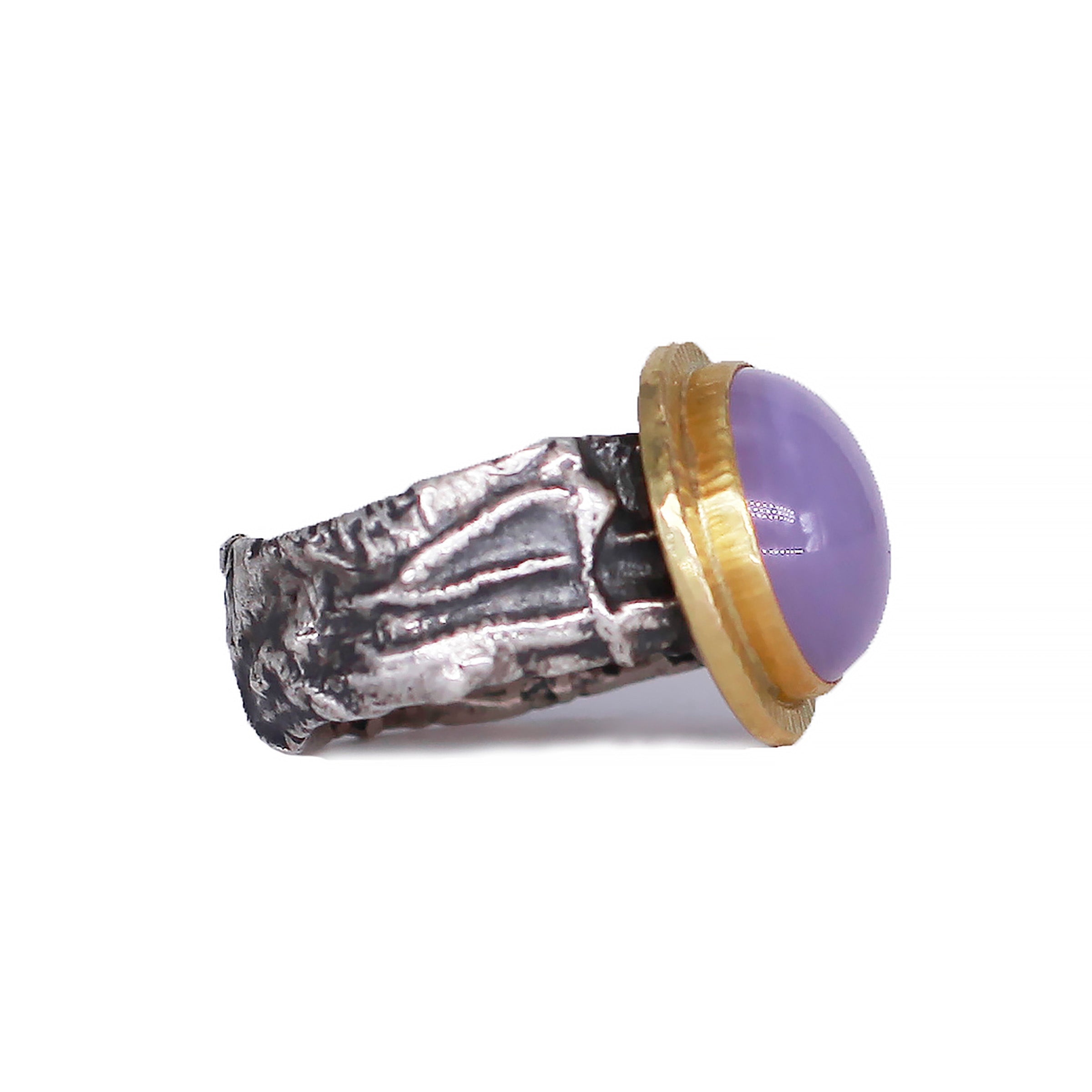 Holly Blue Agate Ring by Jenny Foulkes