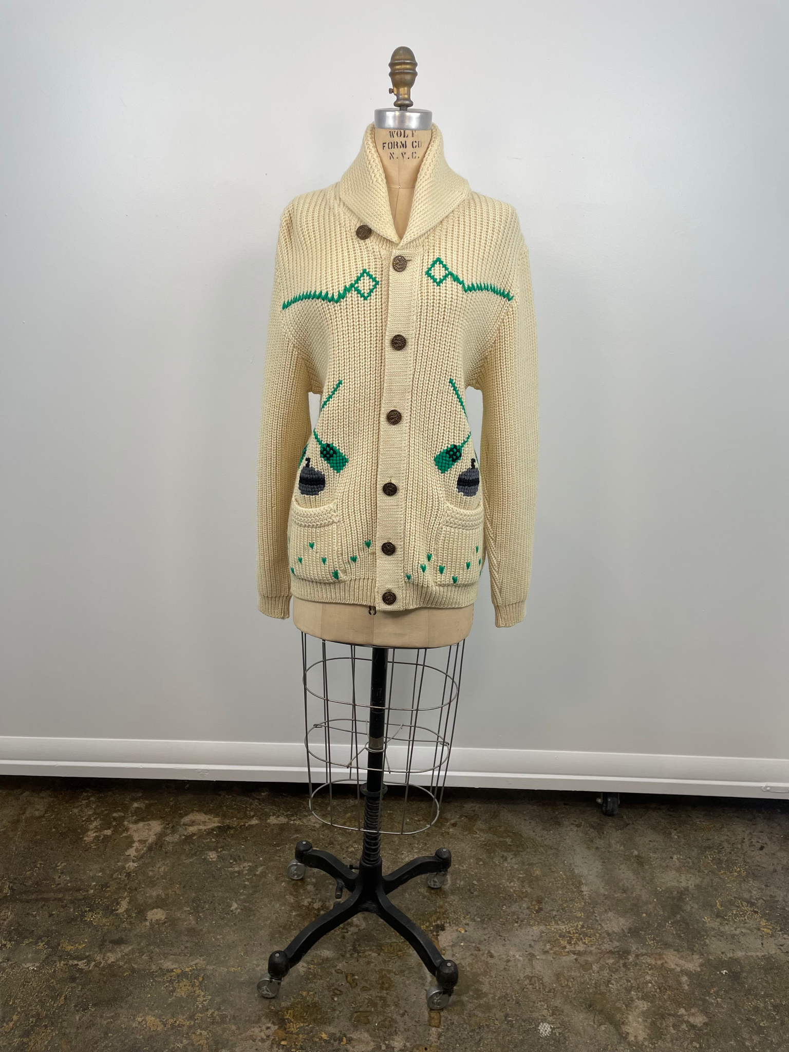 Vintage 50's Cowichan Sweater