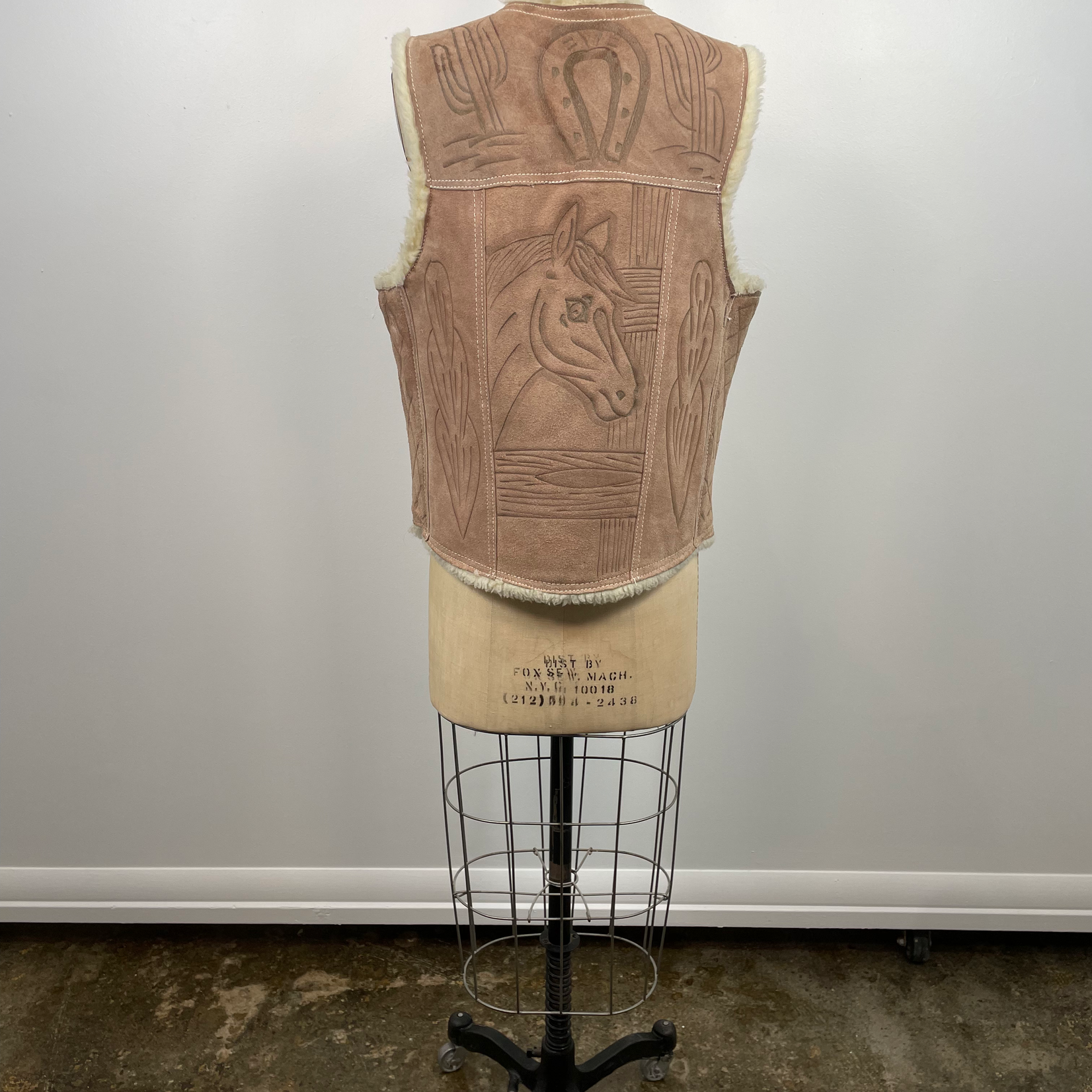 Leather Reversible Shearling Vest