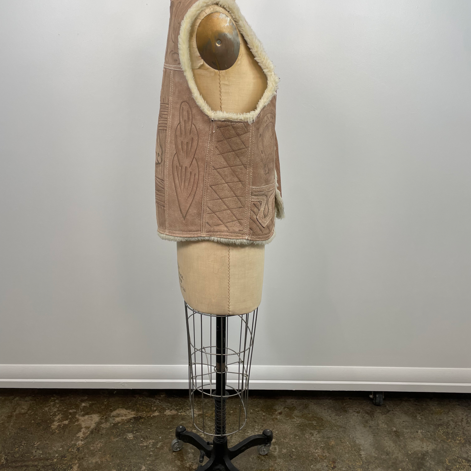 Leather Reversible Shearling Vest