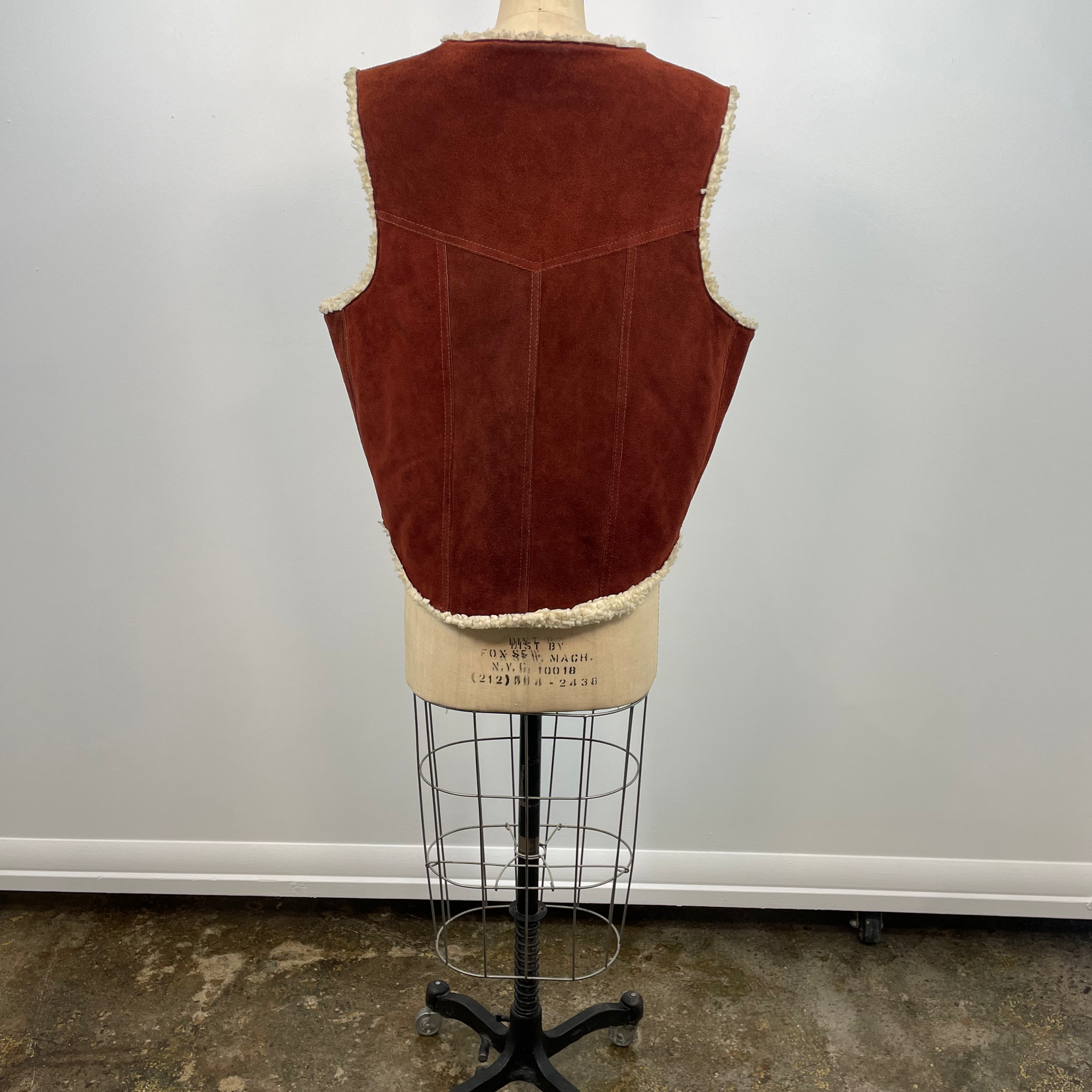 Vintage Sheer Brand Shearling Vest