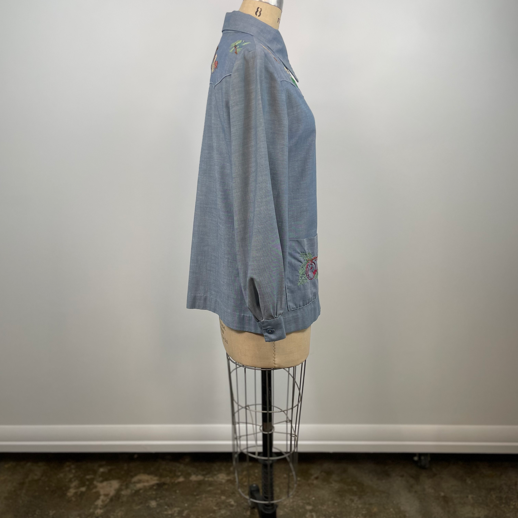 VINTAGE HAND-STITCHED BUTTON DOWN SHIRT