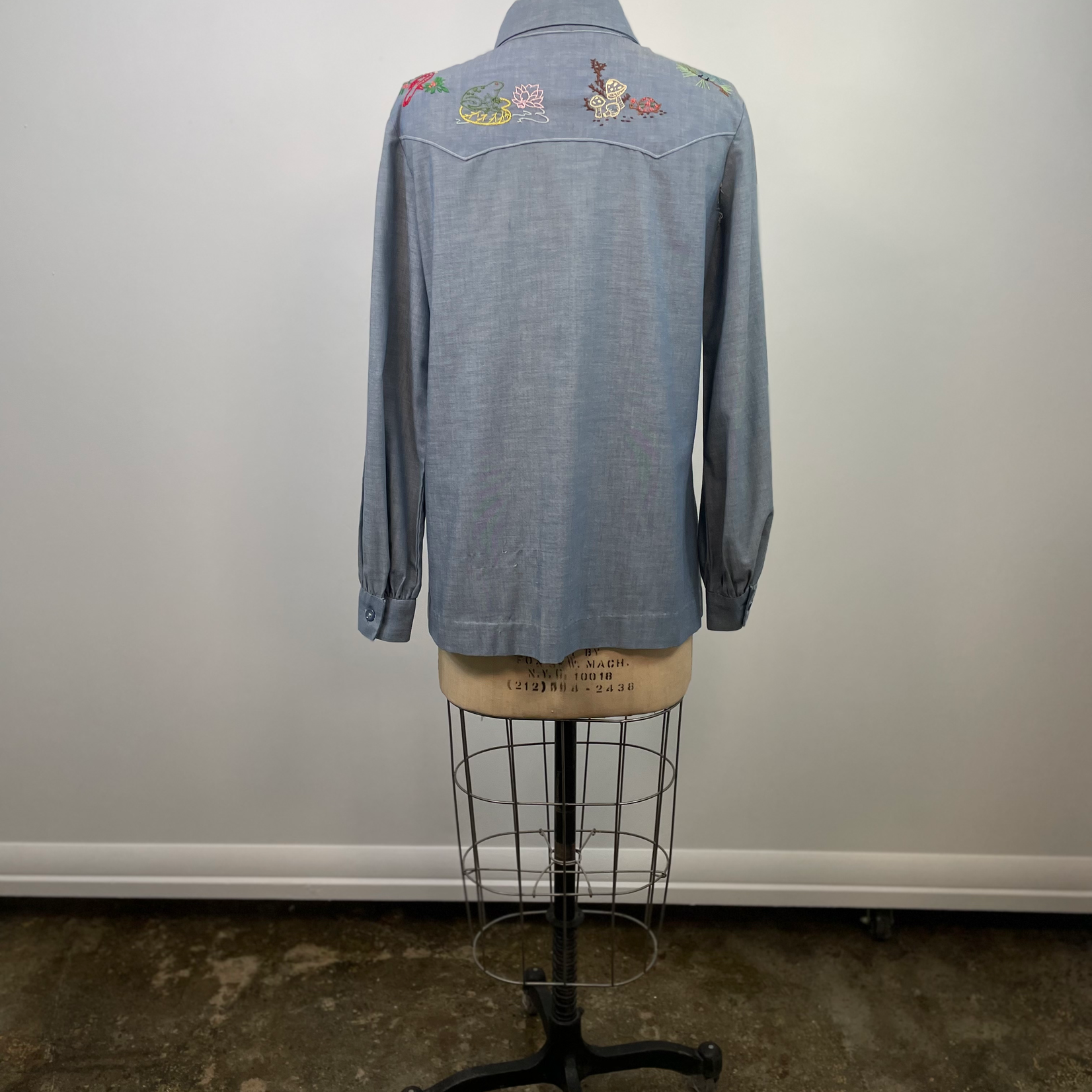 VINTAGE HAND-STITCHED BUTTON DOWN SHIRT