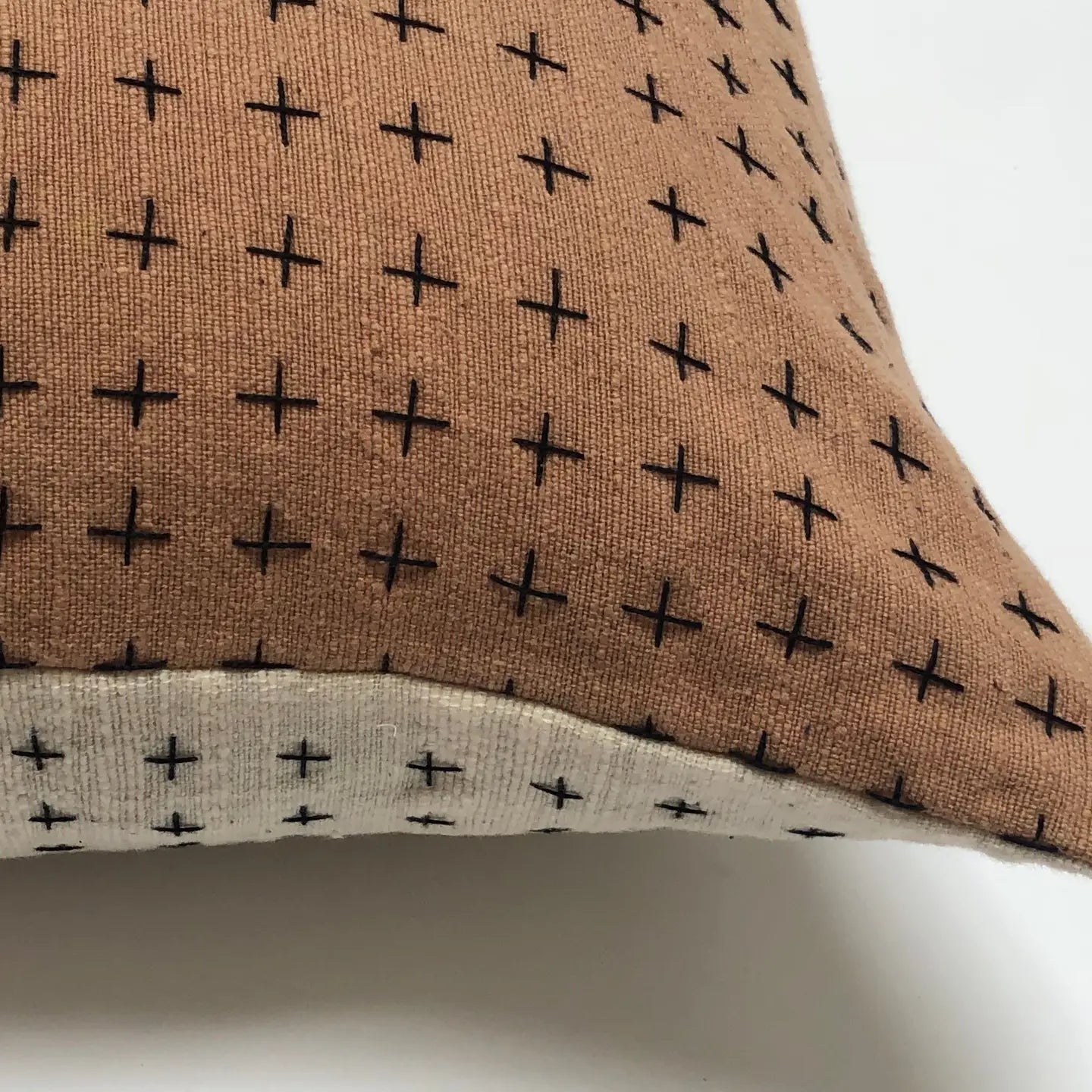 Organic Cotton and Hand Stitched Indigo Pillow