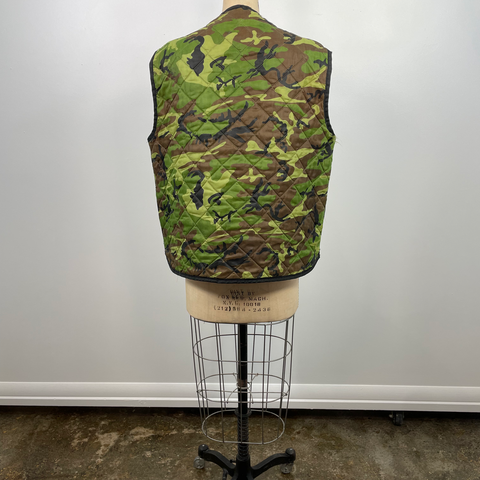 Vintage Camo Quilt Vest