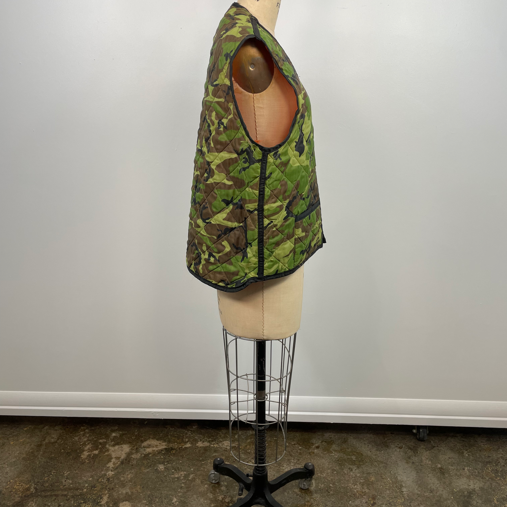 Vintage Camo Quilt Vest