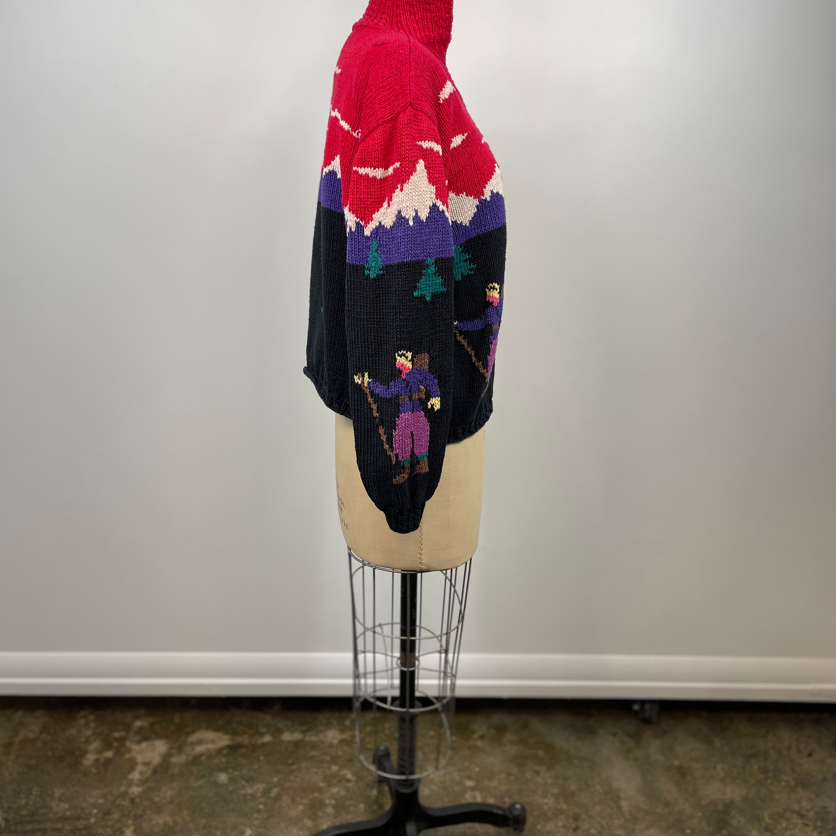 Vintage Hand Knit Alpine Sweater