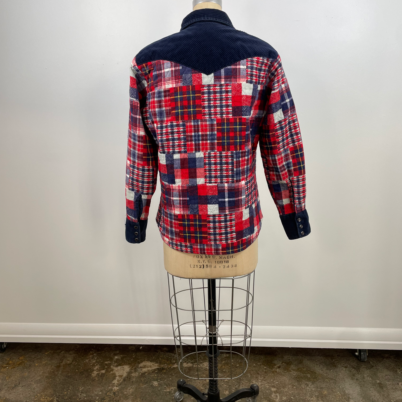 Vintage Plaid Quilt Western Jacket