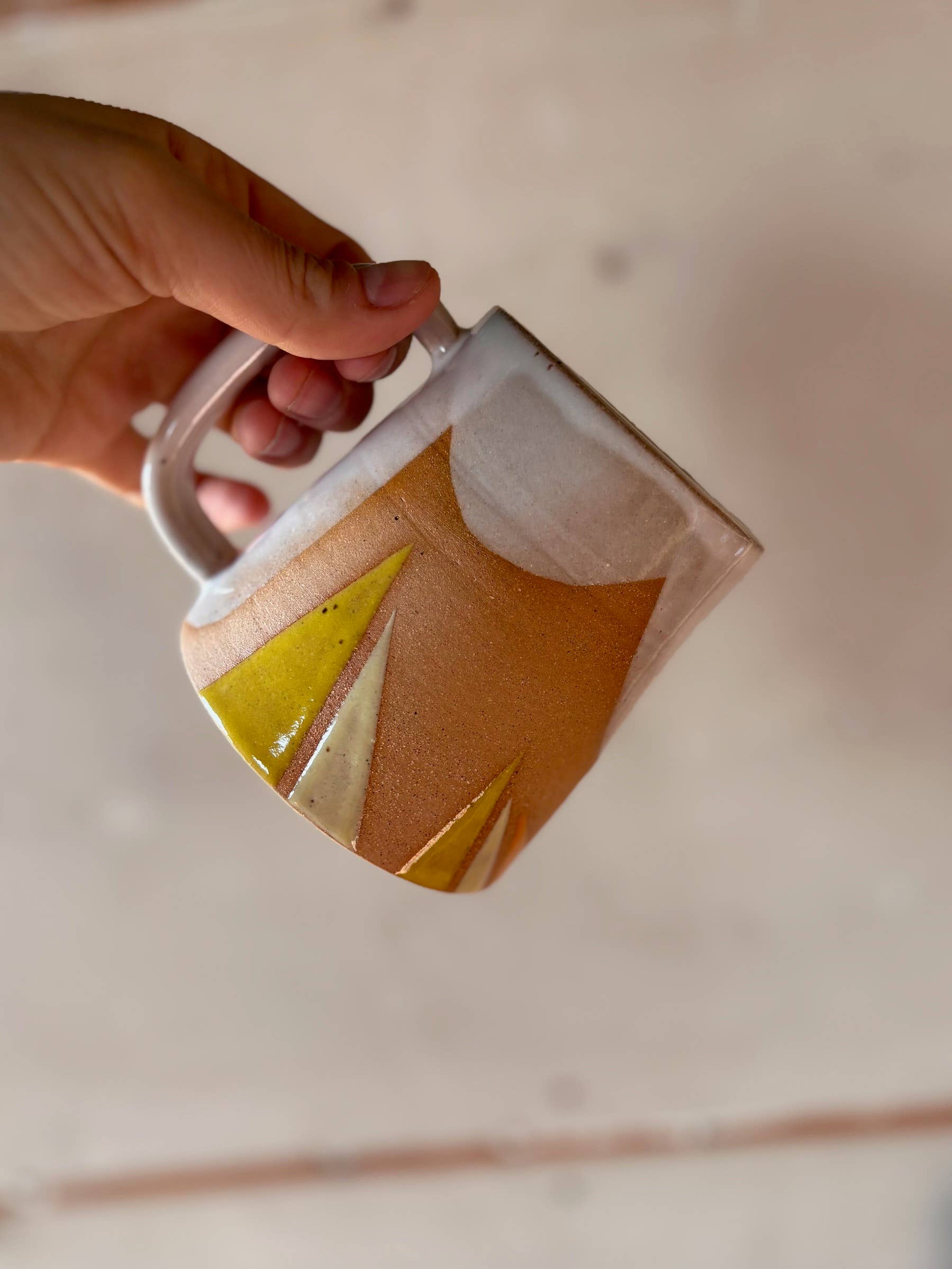 Triangles Geometric Mug