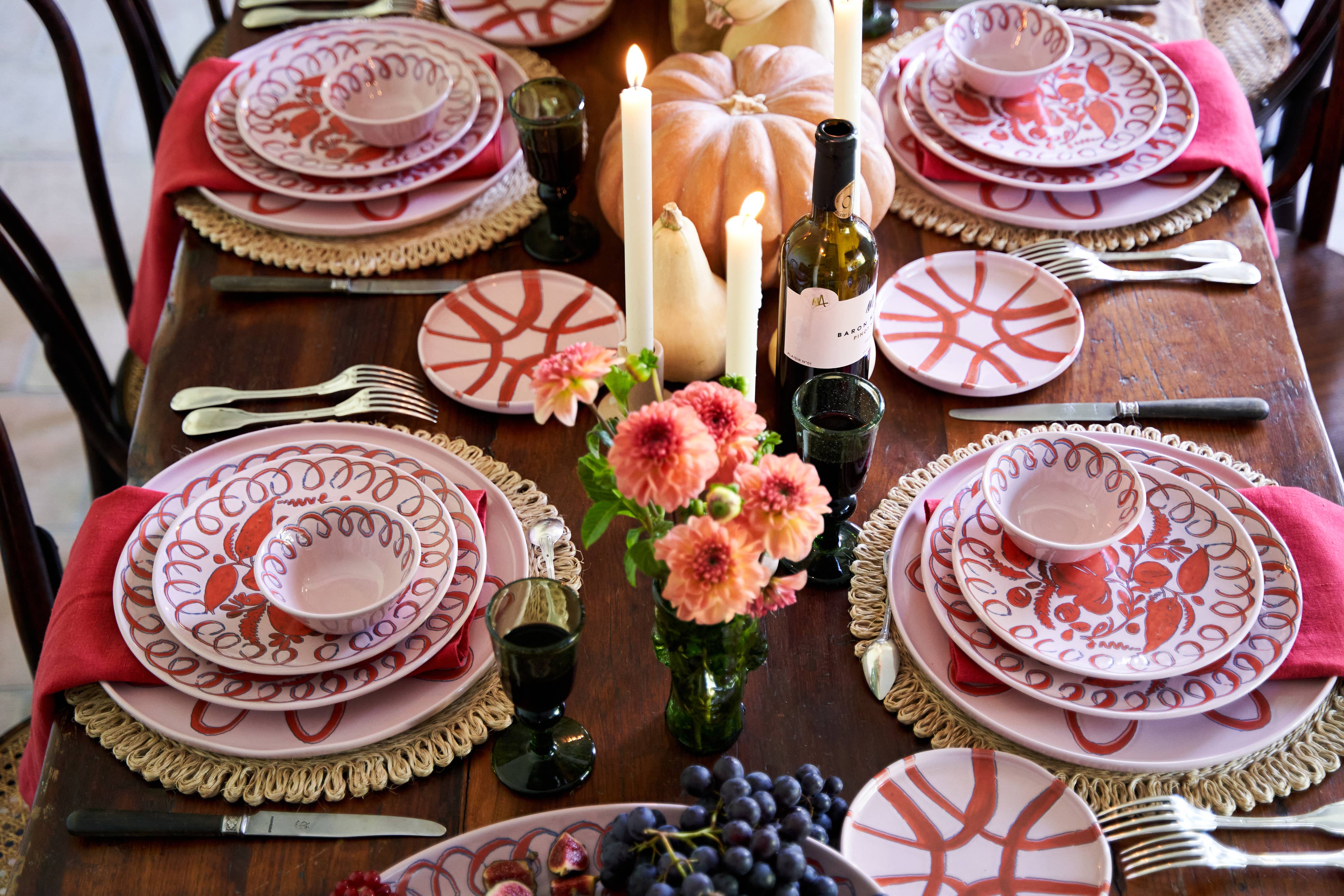 Amalfi Cereal Bowl | Pink