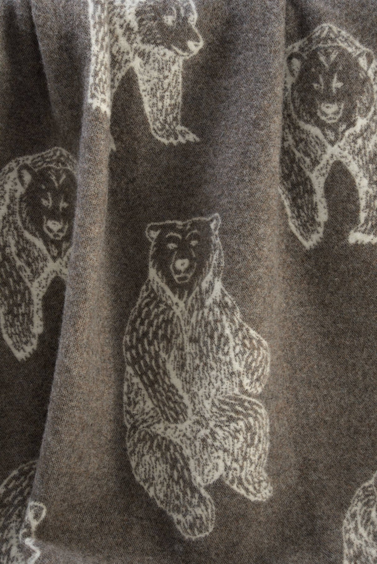 Bear Wool Blanket 51"x71"