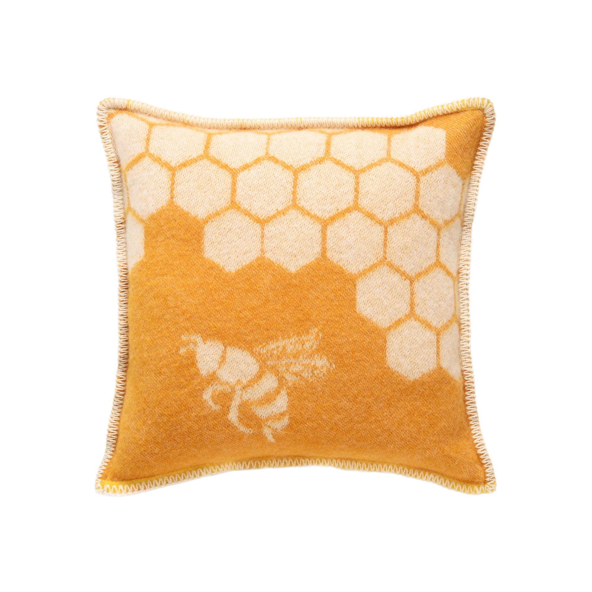 Bee Wool Pillow 18"x18"