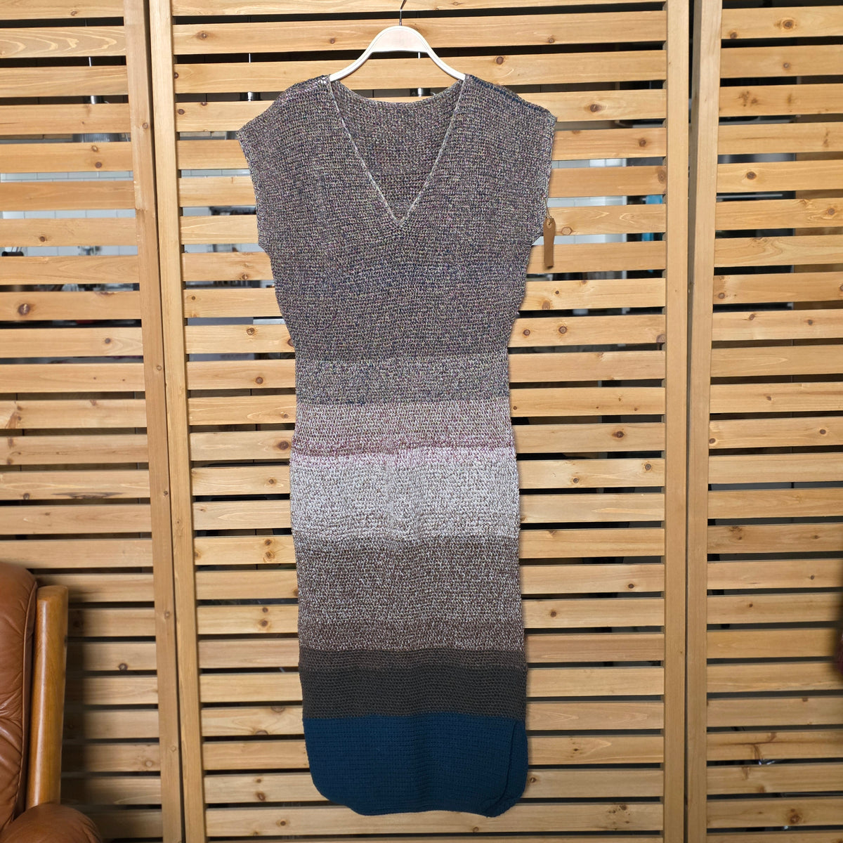 Hand Crochet V Neck Dress by Little Pond Love