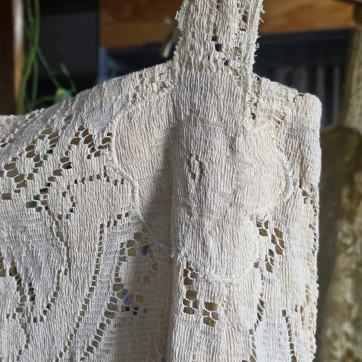 Lace Upcycled Tank Top by Little Pond Love
