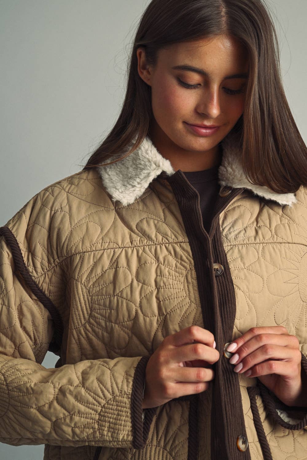 Floral Quilted Jacket