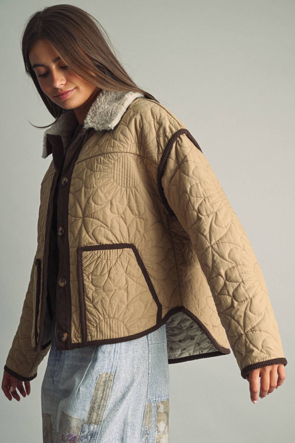 Floral Quilted Jacket