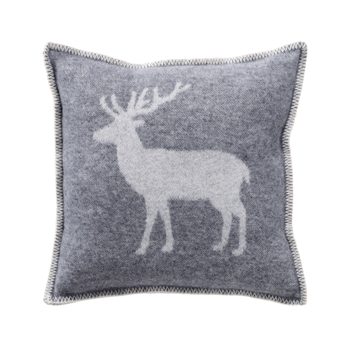 Deer Wool Pillow 18"x18"