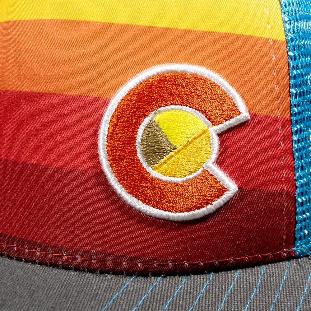 Sunset Fader Trucker