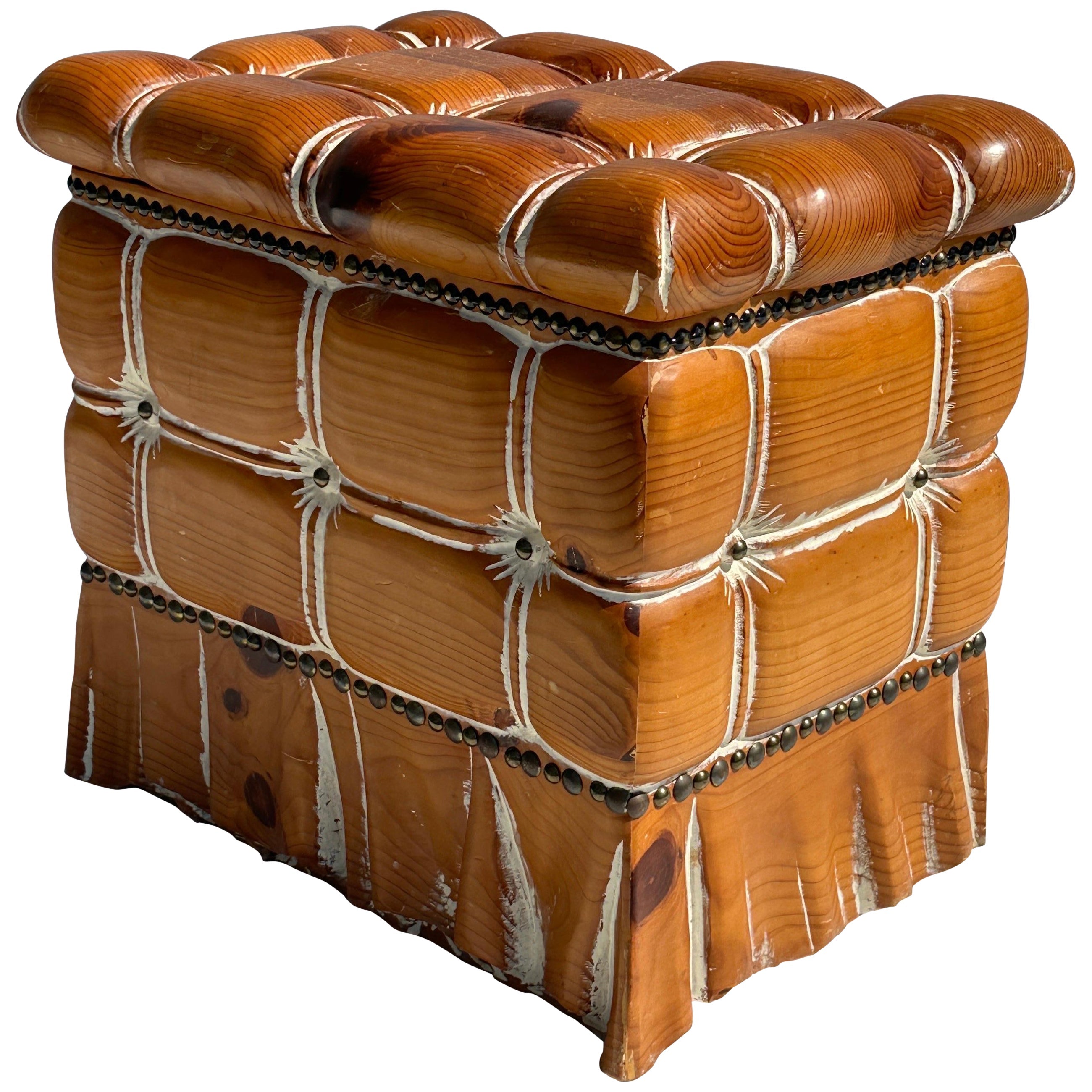 Knotty Pine Trunk circa 1970's