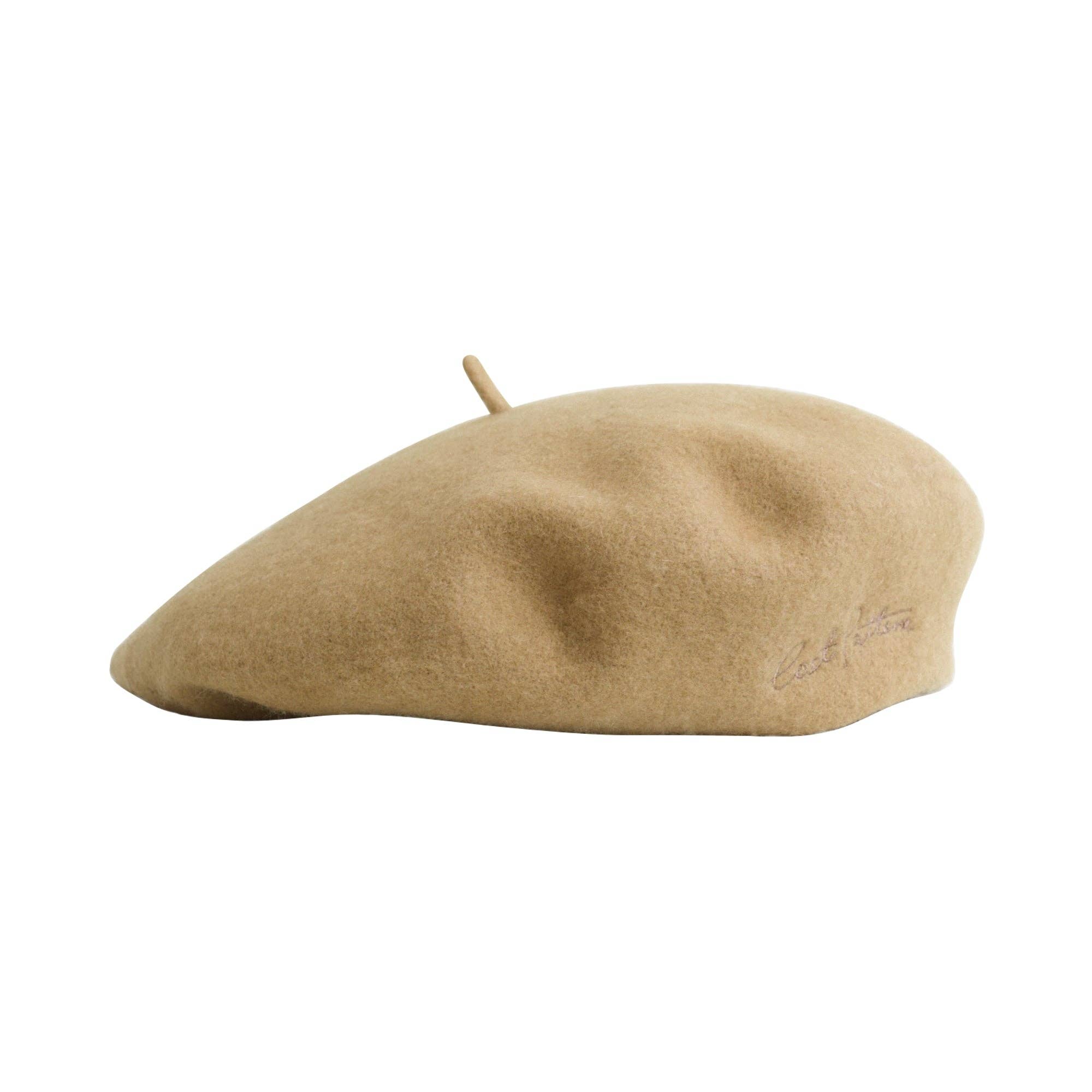 Wool Beret: Light Camel
