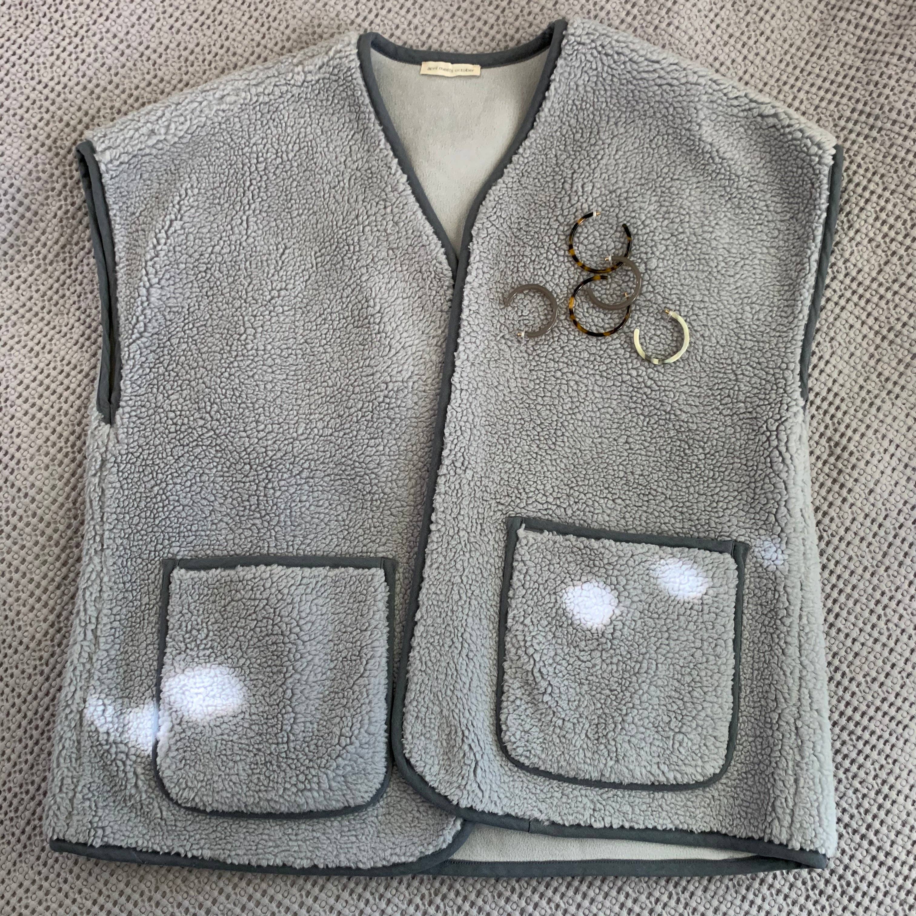 November Vest Blue Gray