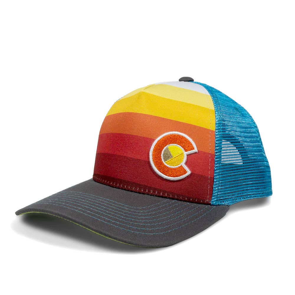 Sunset Fader Trucker