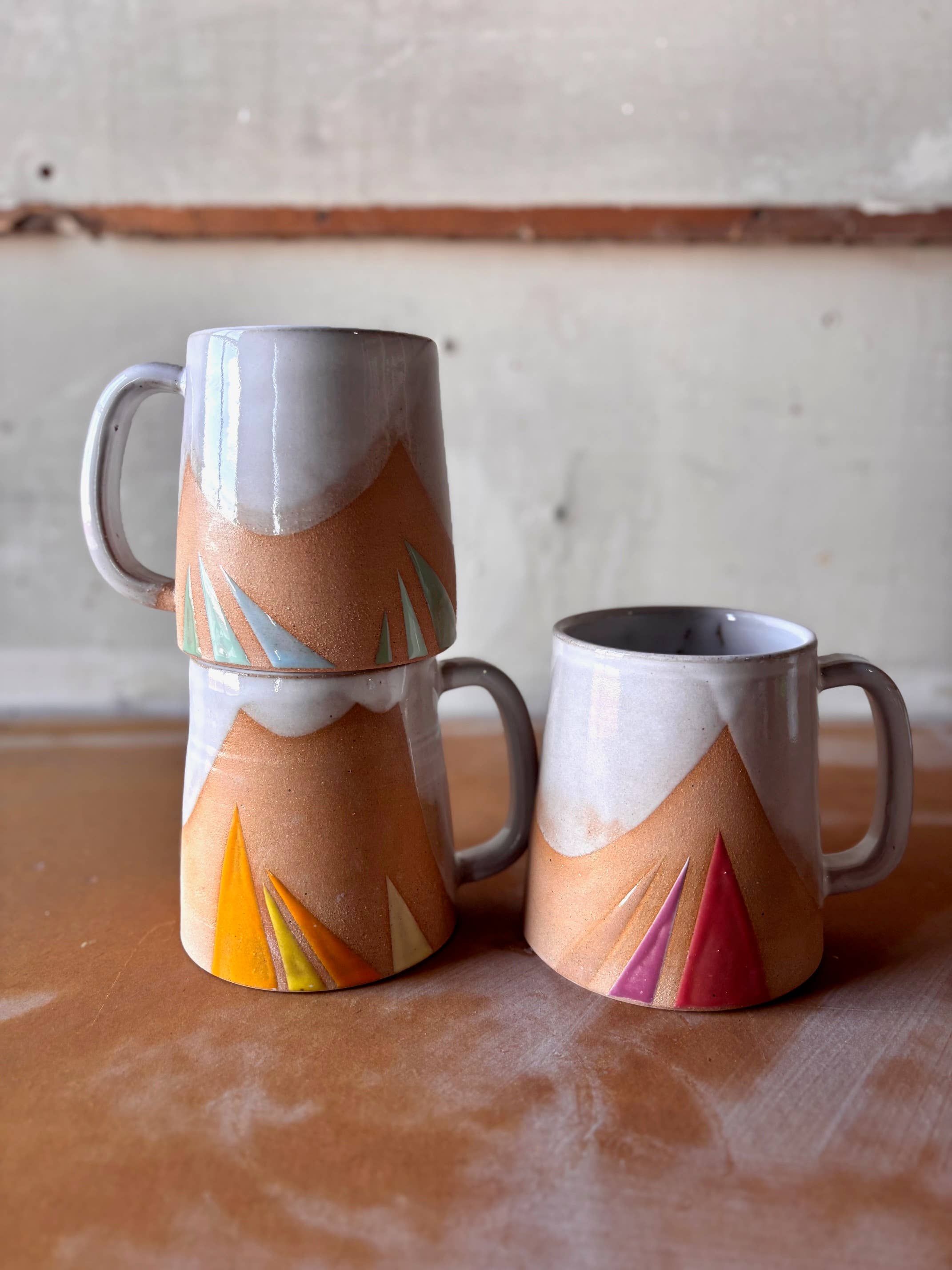 Triangles Geometric Mug