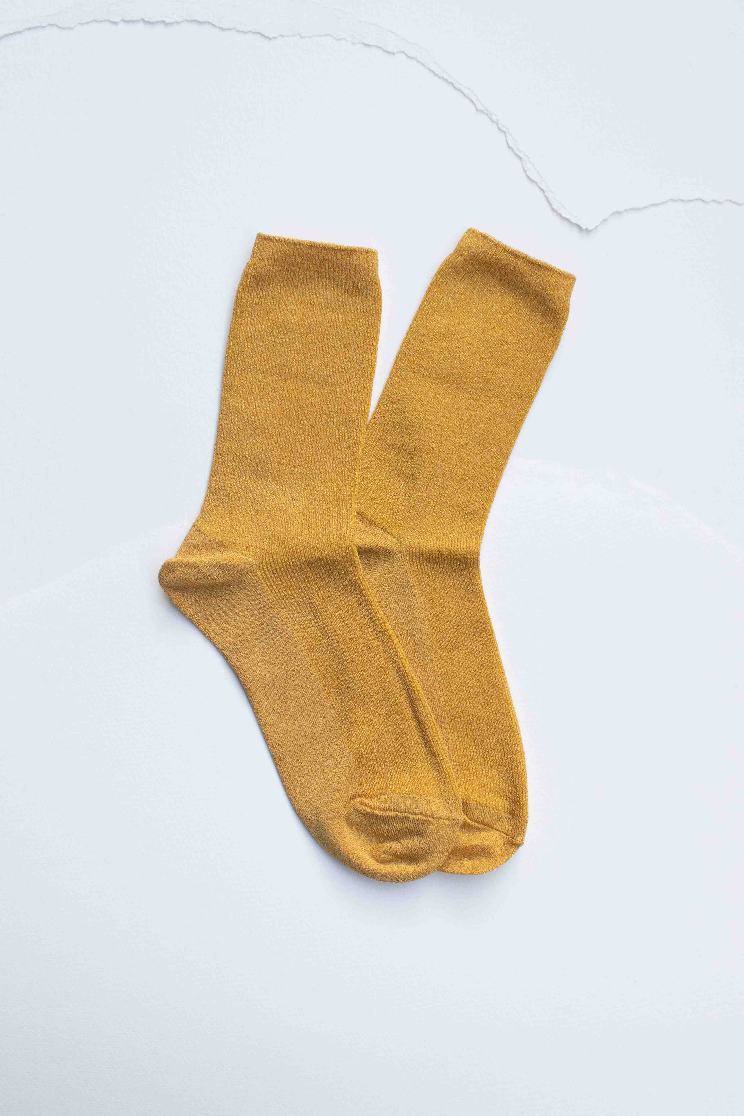 Pop of Color Glitter Socks