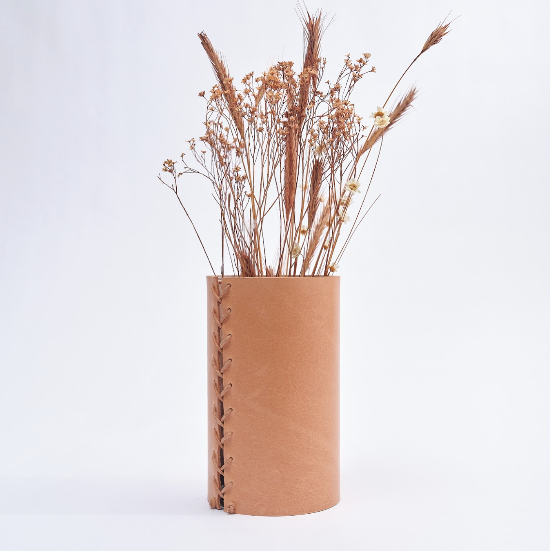 Leather Vase by Noah Marion