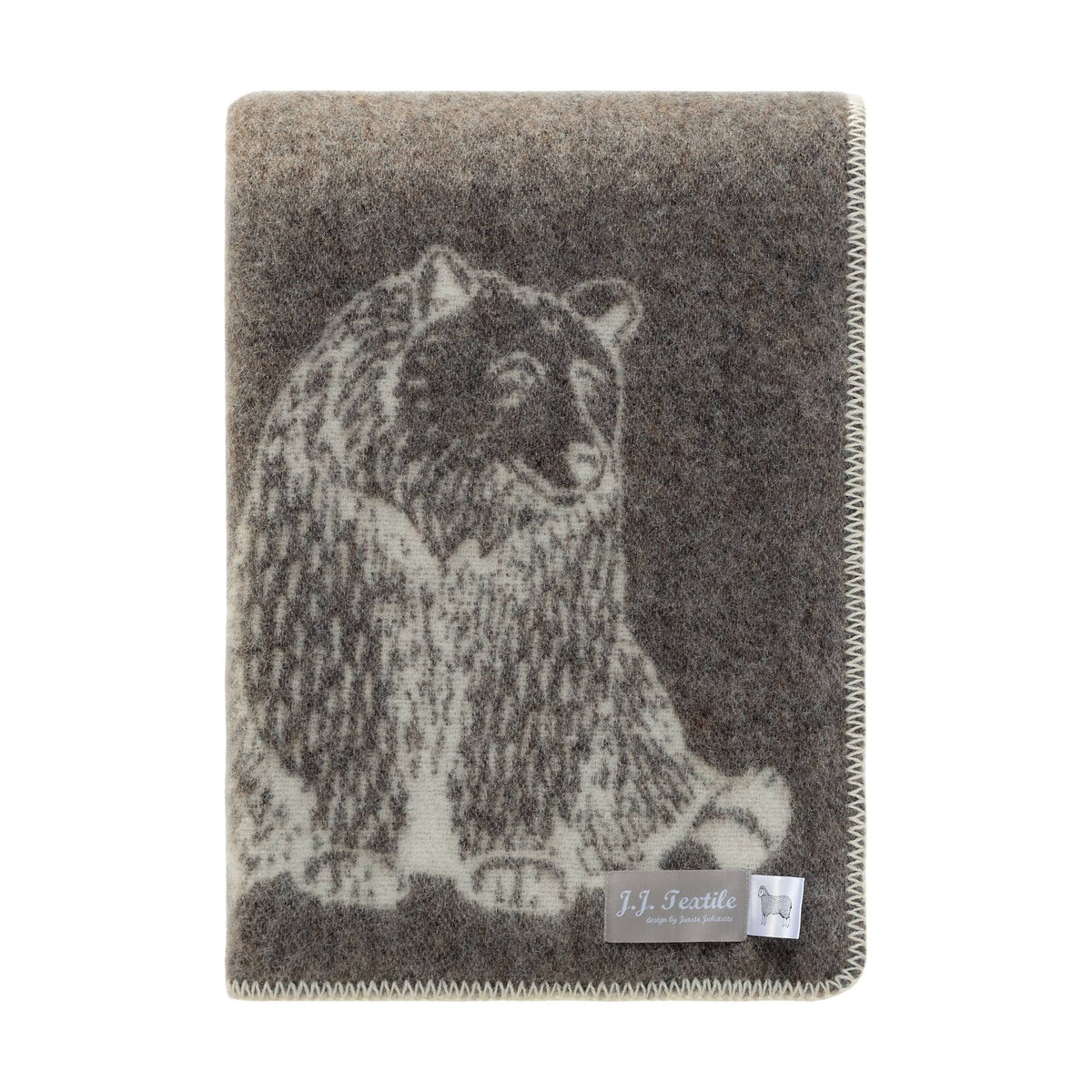 Bear Wool Blanket 51"x71"