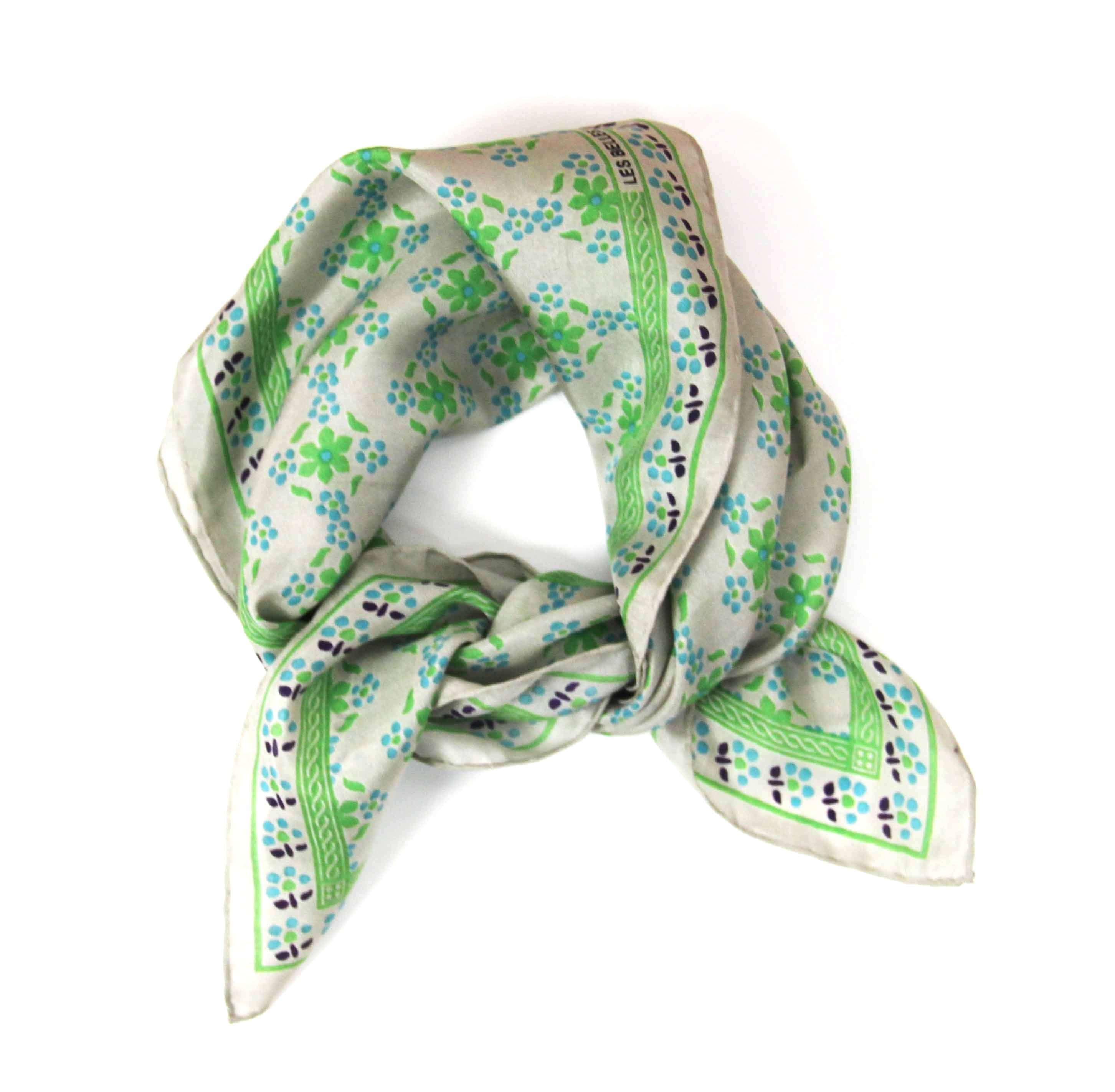 Natasha Silk Scarf | Green