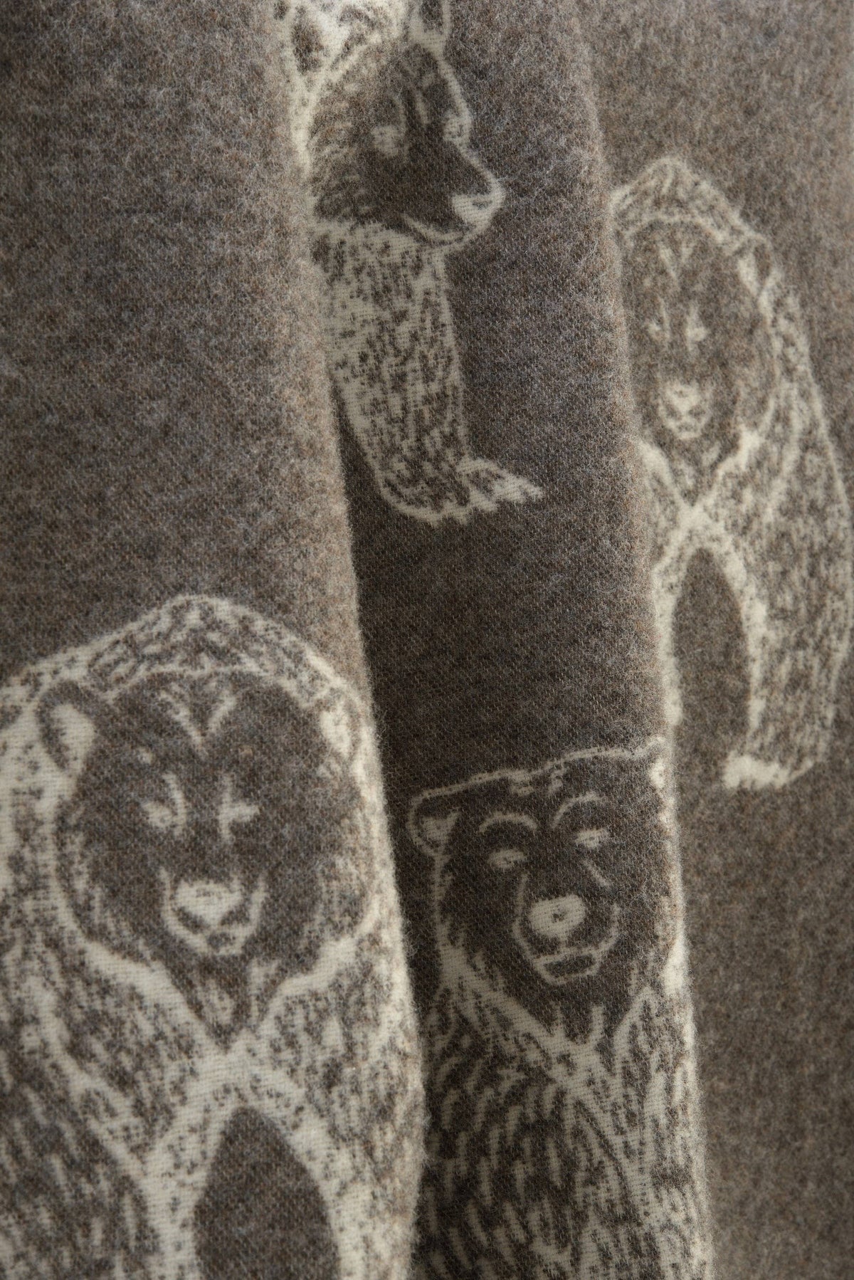 Bear Wool Blanket 51"x71"