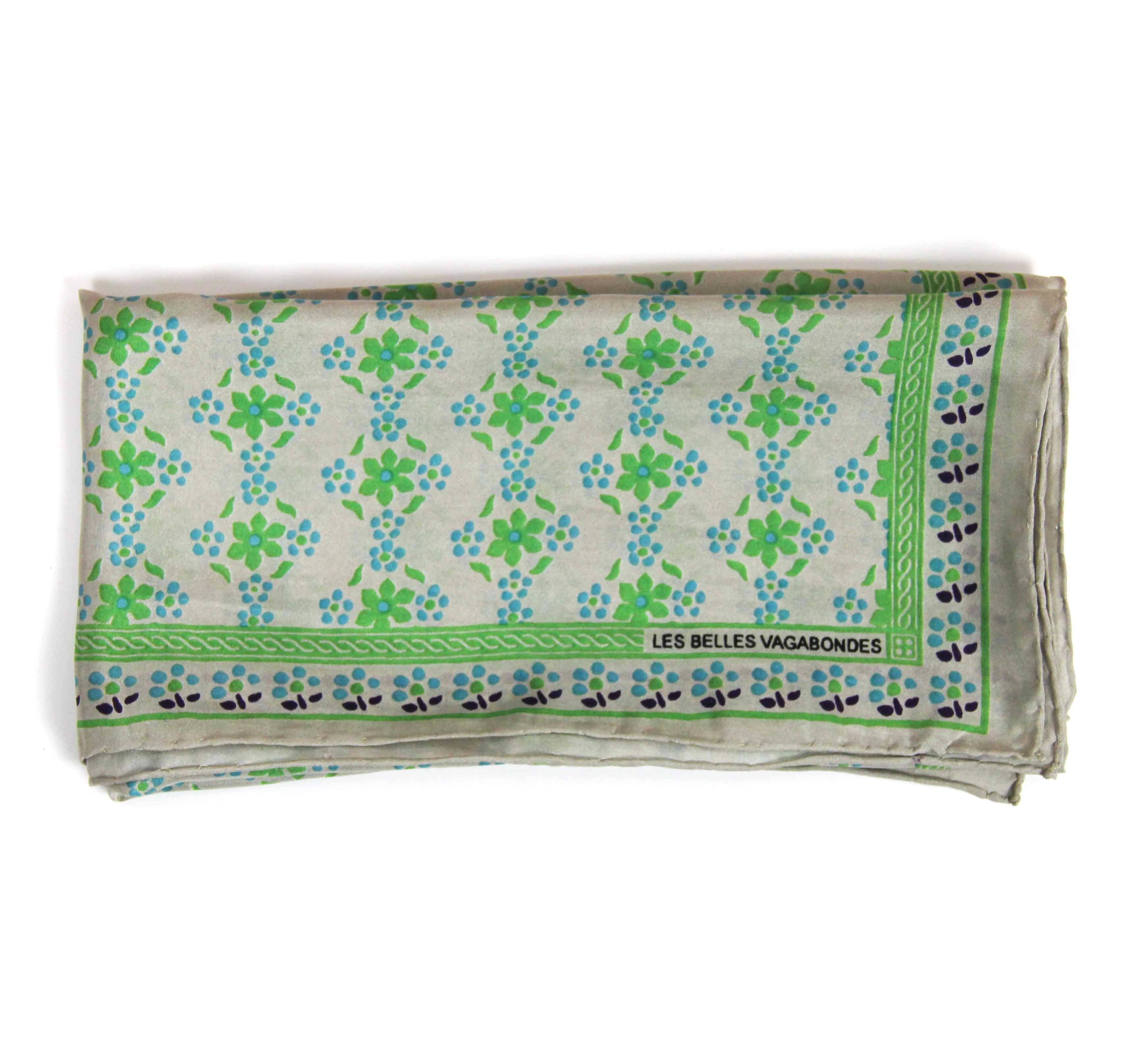 Natasha Silk Scarf | Green