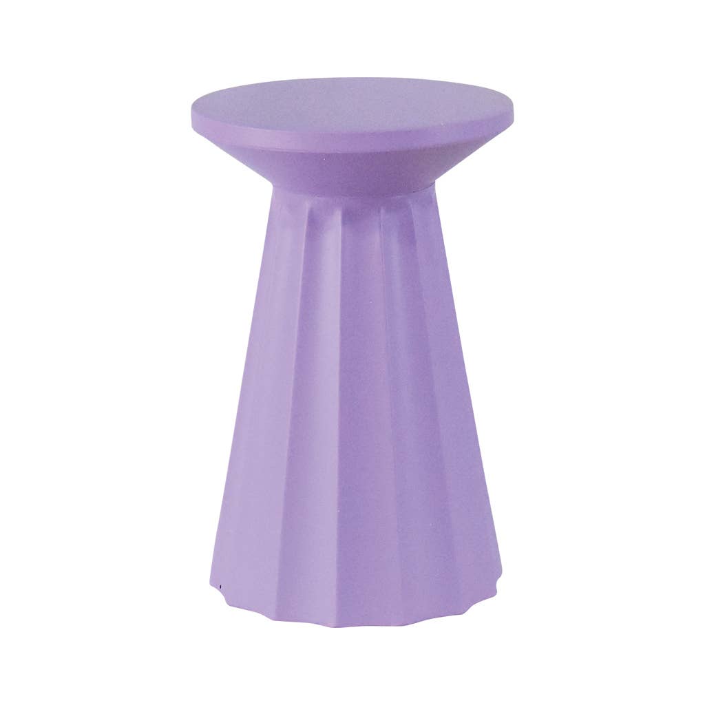 Lilou Purple Sofa End Table