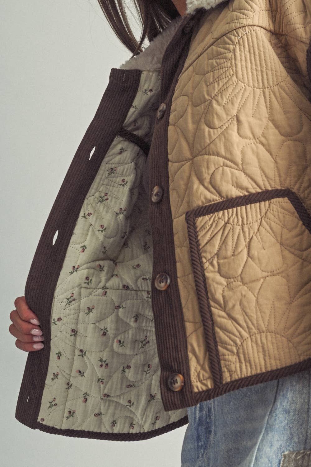 Floral Quilted Jacket