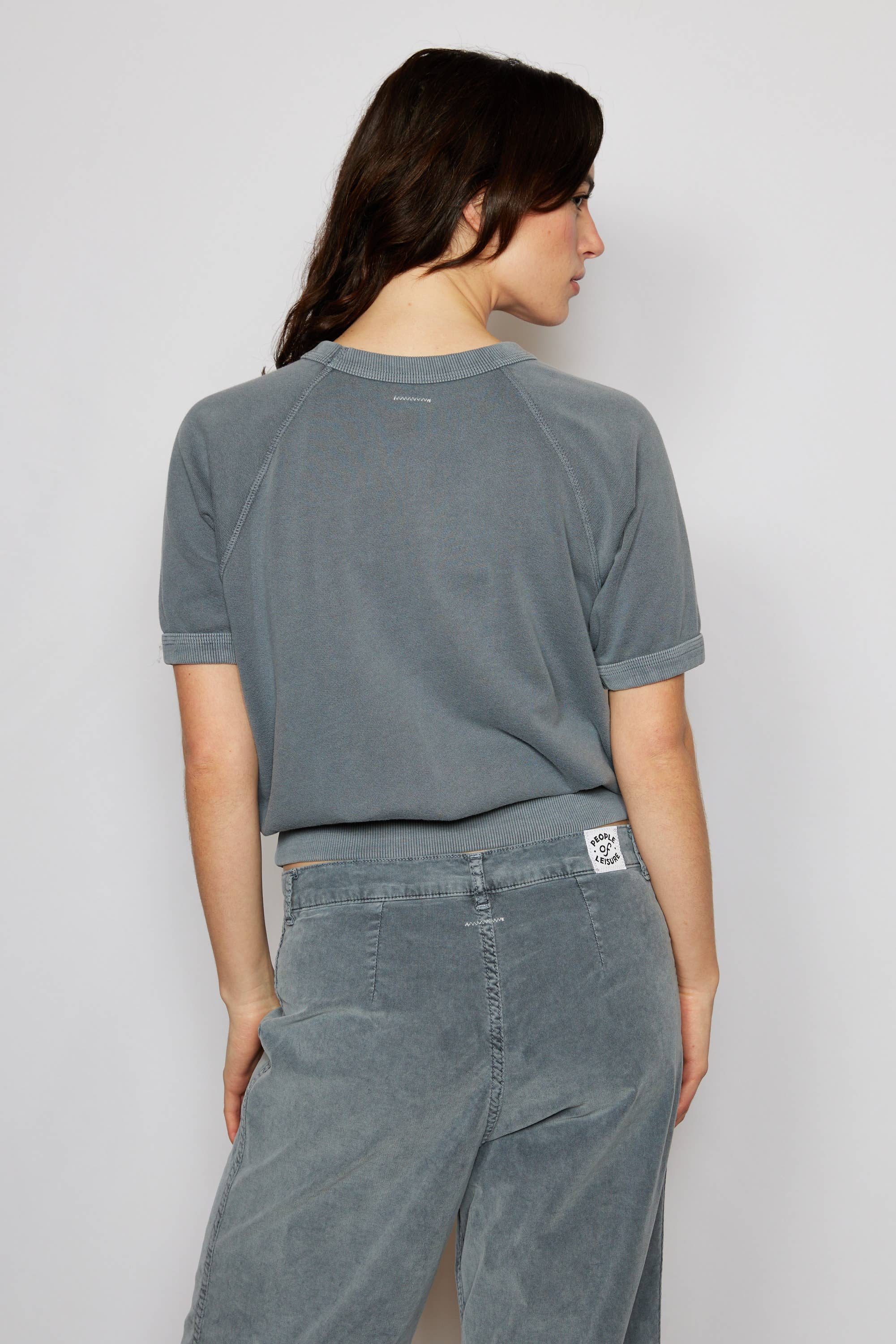 Raglan Short Sleeve Sweatshirt