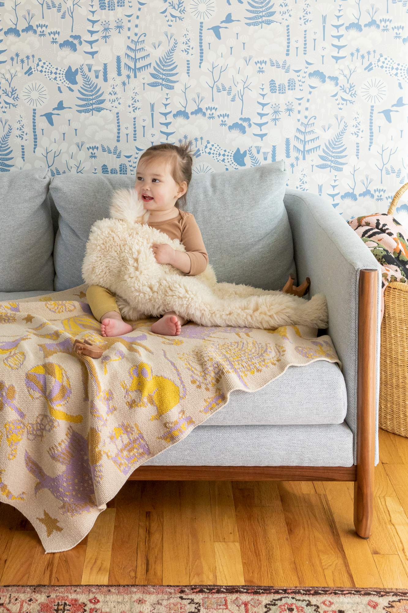 Twinkly Lilac Child's Blanket by Hillery Sproatt