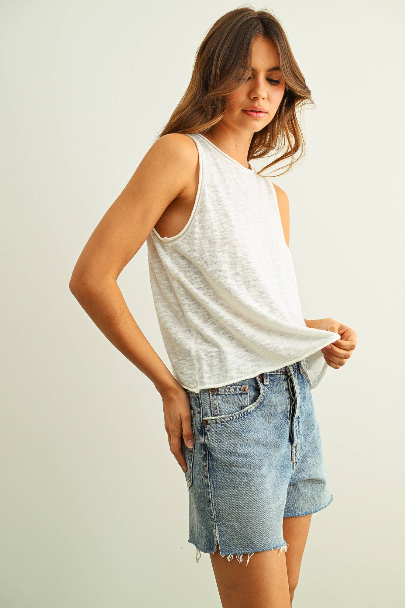 Slub Cotton Tank