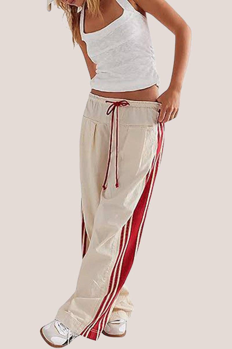 Sporty Side-Striped Pant