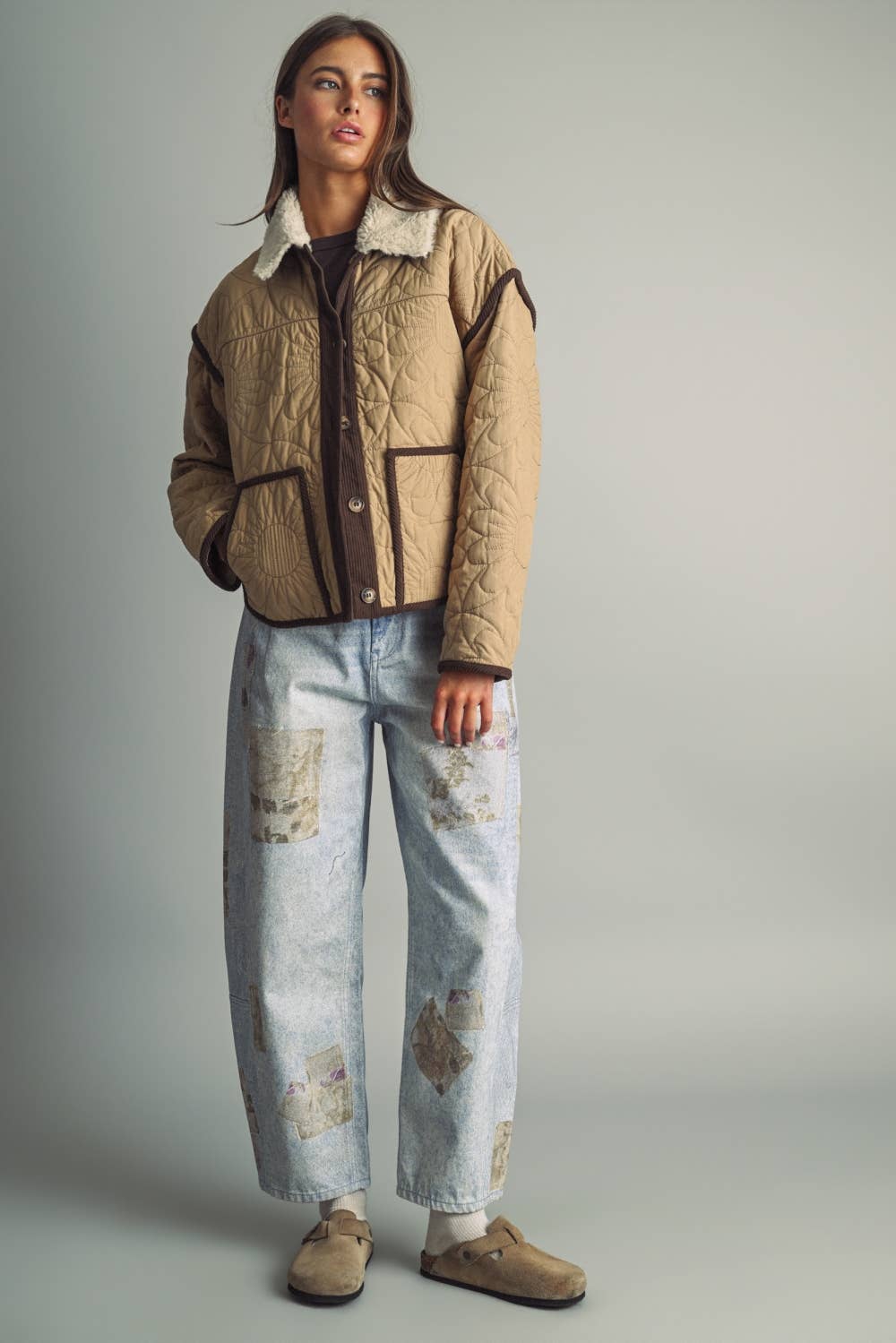 Floral Quilted Jacket